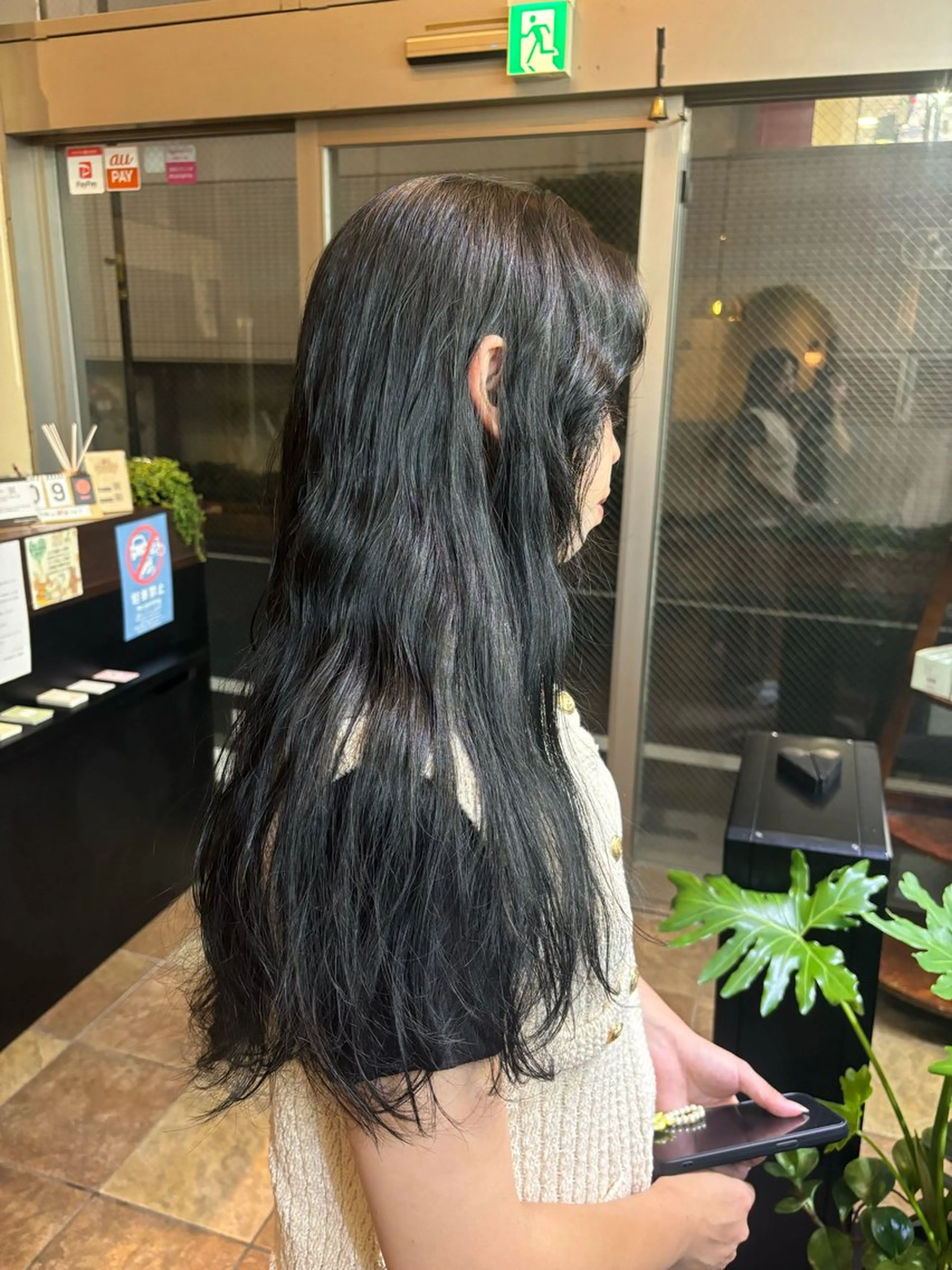 カラー げんば ななのヘアスタイル