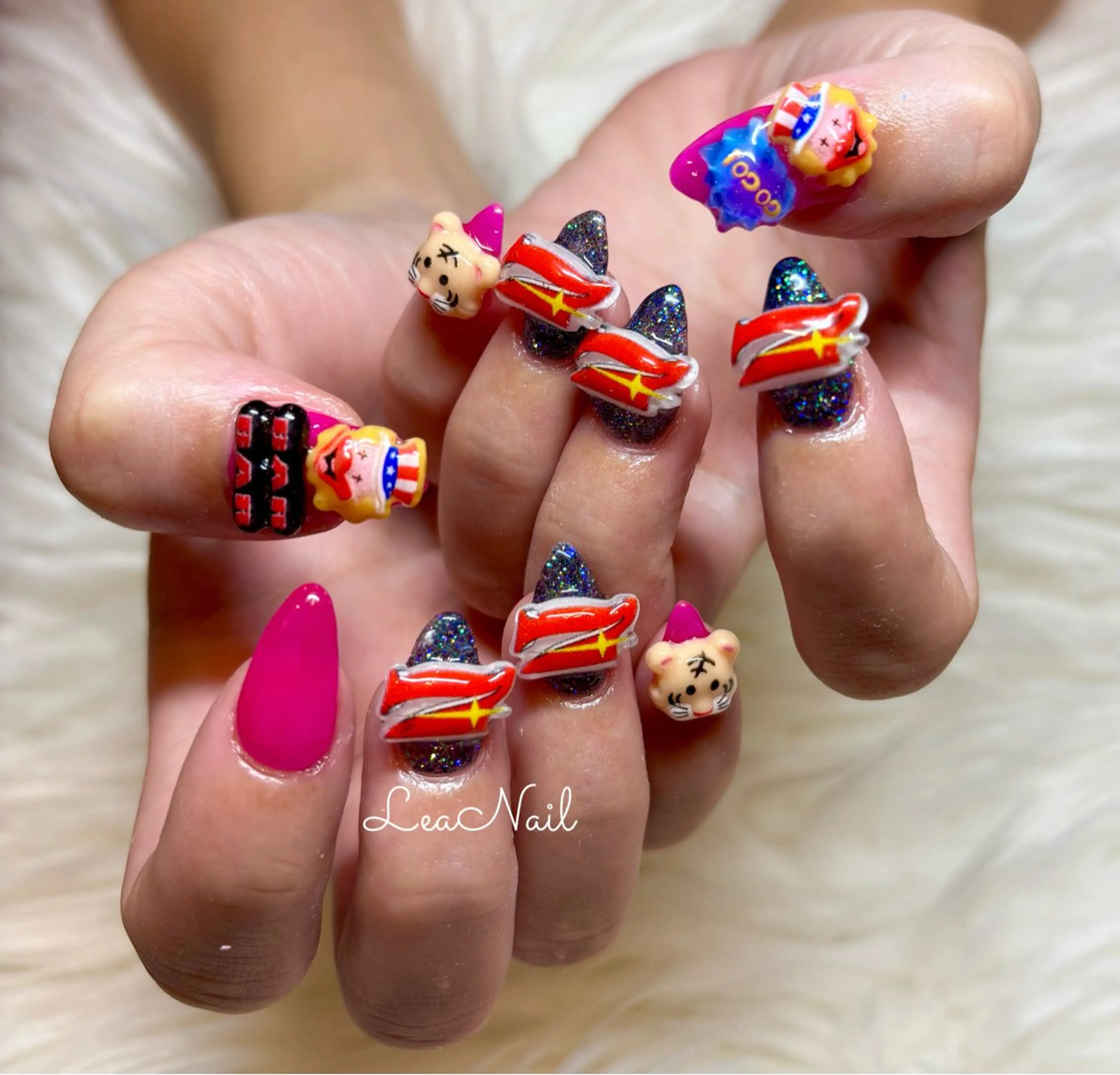 ネイル 持ち込み Lea Nailのネイルデザイン