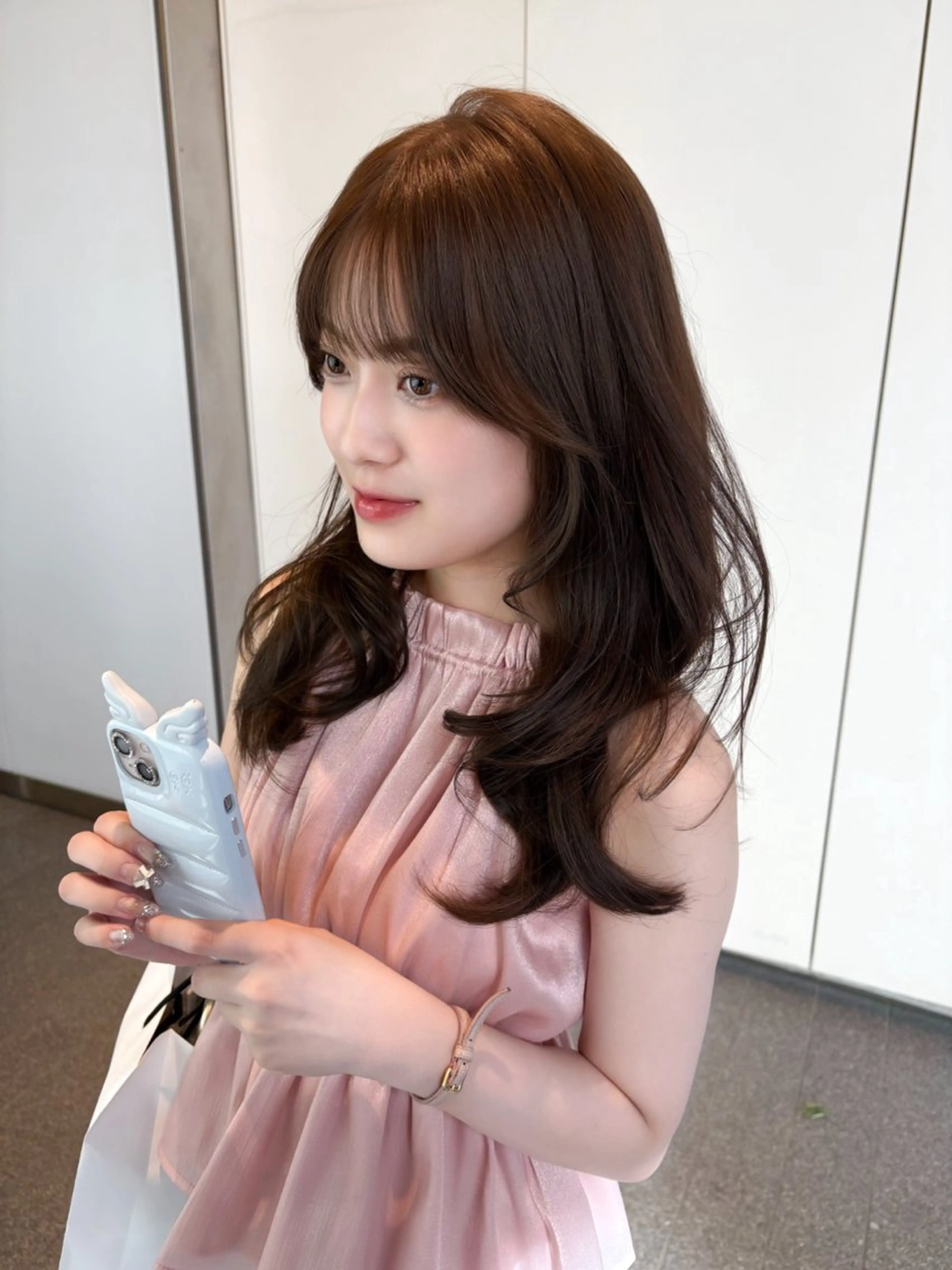 ミディアム Hazuki/ 韓国ヘア🇰🇷のヘアスタイル