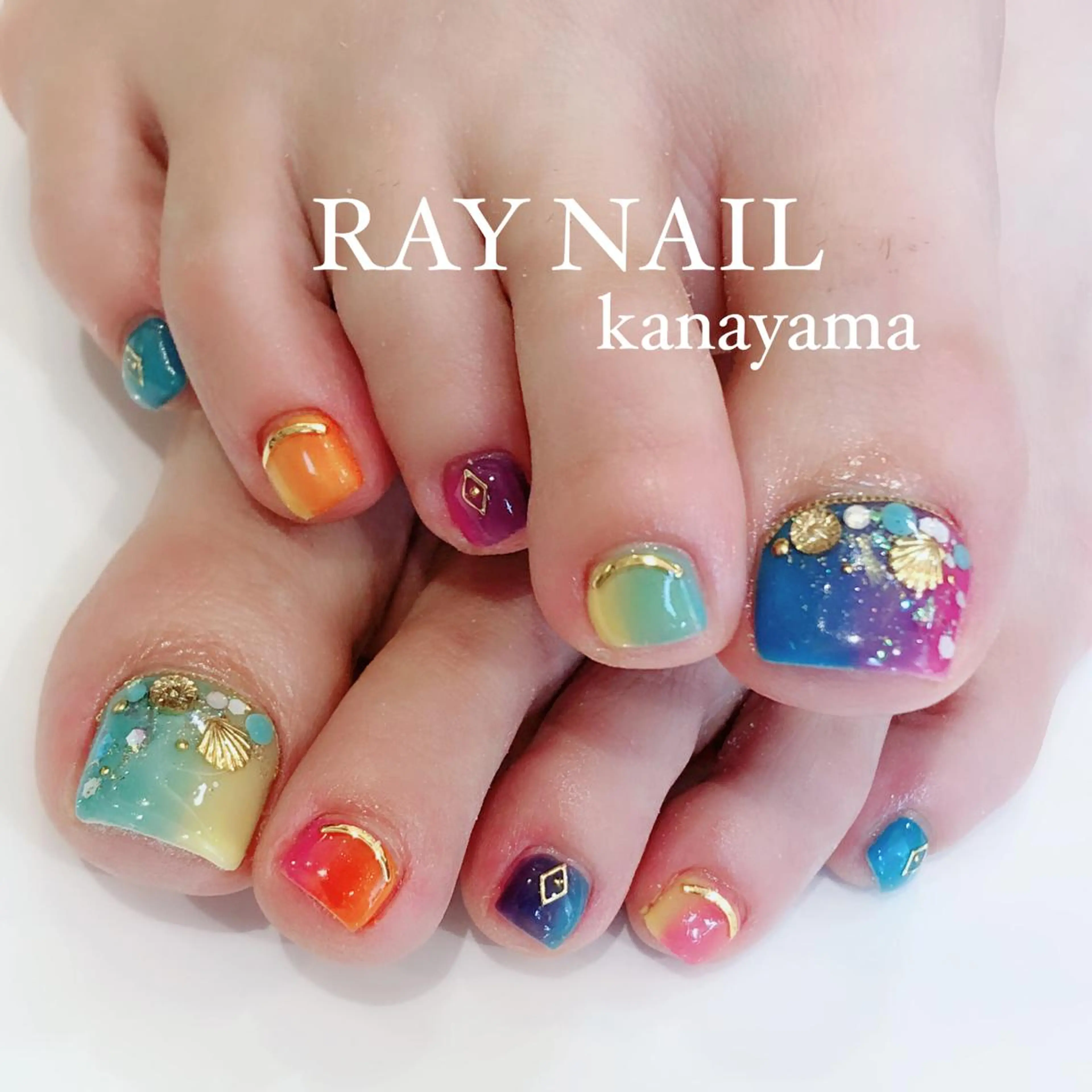 ネイル フットネイル Arowa 伊田のネイルデザイン