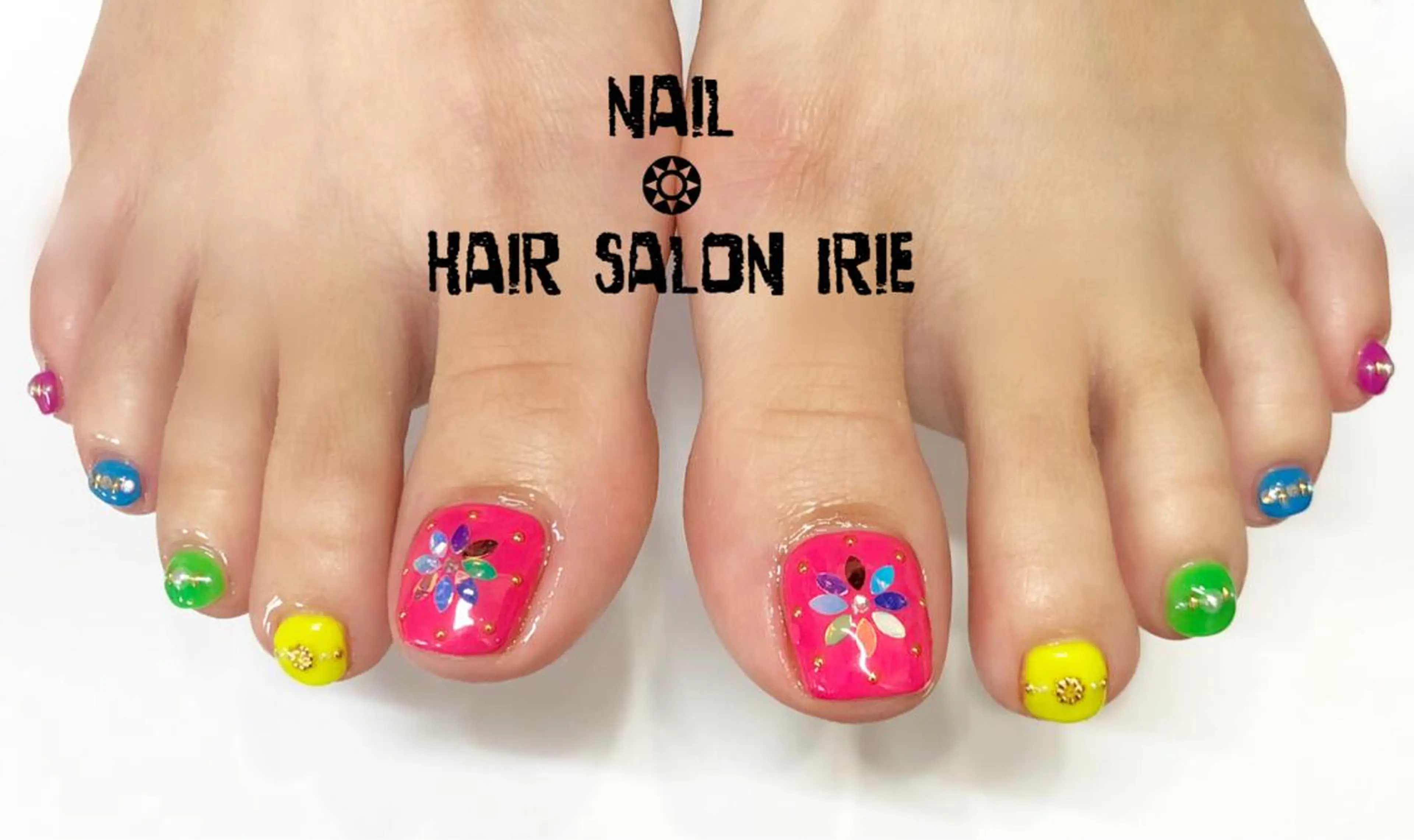 ネイル フットネイル Hair salon Irie所属・與儀 知佳のネイルデザイン