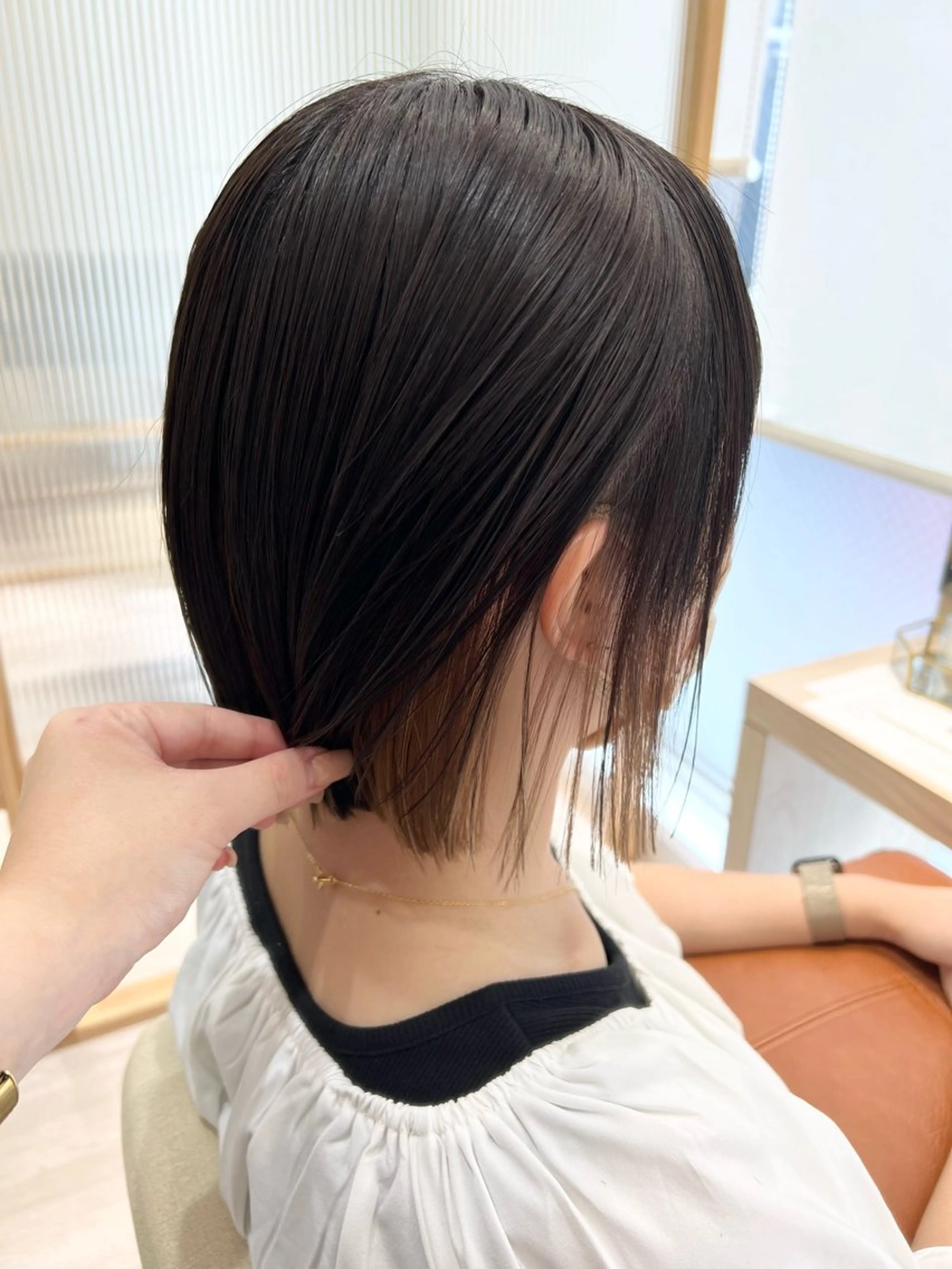 ショート カラー ブリーチ インナーカラー ブリーチなしカラー カット ヘアカラー トリートメント ✨🌿大人可愛い愛さ れhair🌿✨松本のヘアスタイル