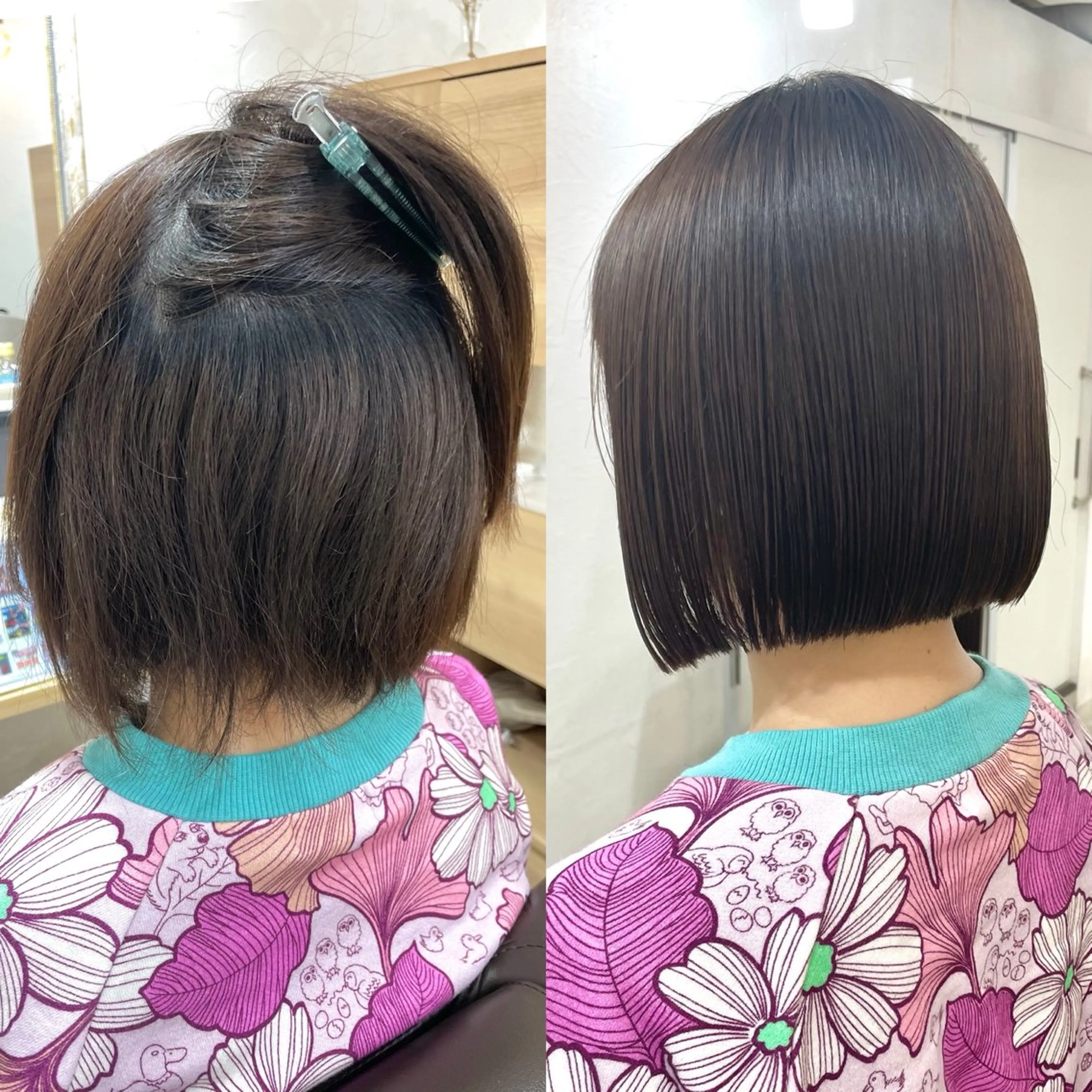 ショート 髪質改善 似合わせカット 縮毛矯正 トリートメント カット 縮毛矯正 トリートメント 銀座No.1髪質改善 縮毛矯正/本木のヘアスタイル