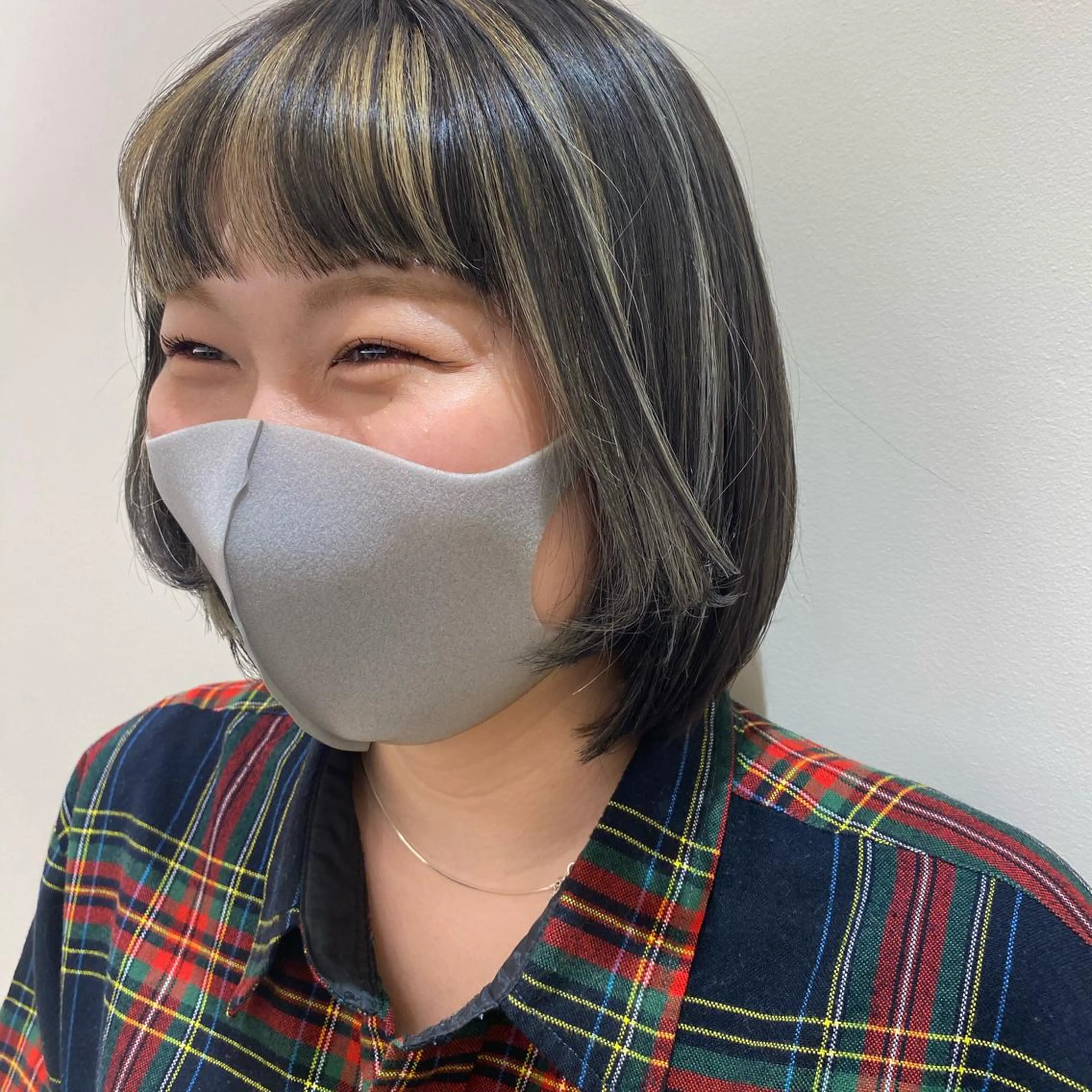 ショート カラー 髪質改善/白髪ぼかし レイヤー　🌱千咲季のヘアスタイル