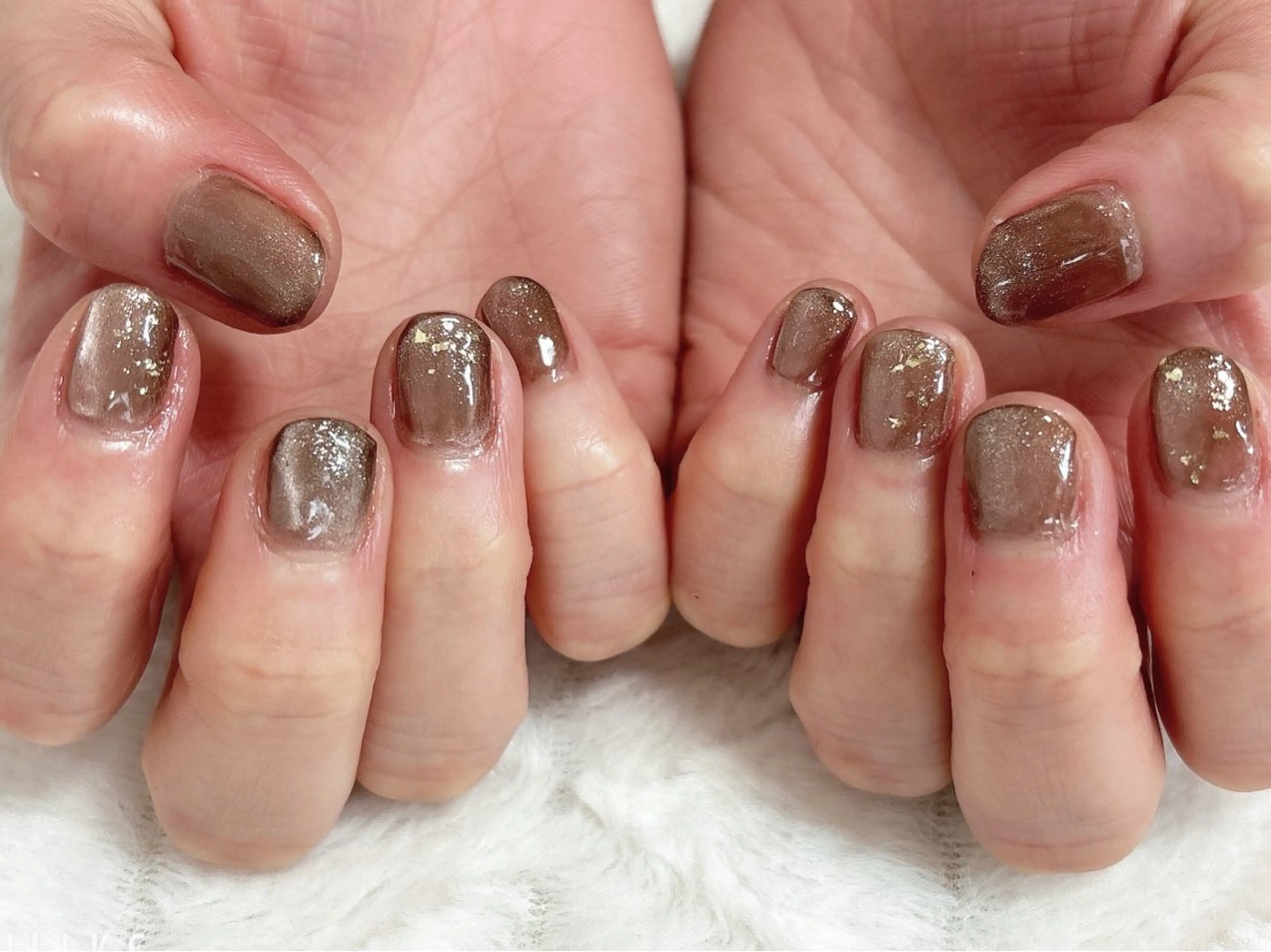 ネイル グラデーション ラメ(グリッター) ラメグラデーション nail salon はるりのネイルデザイン