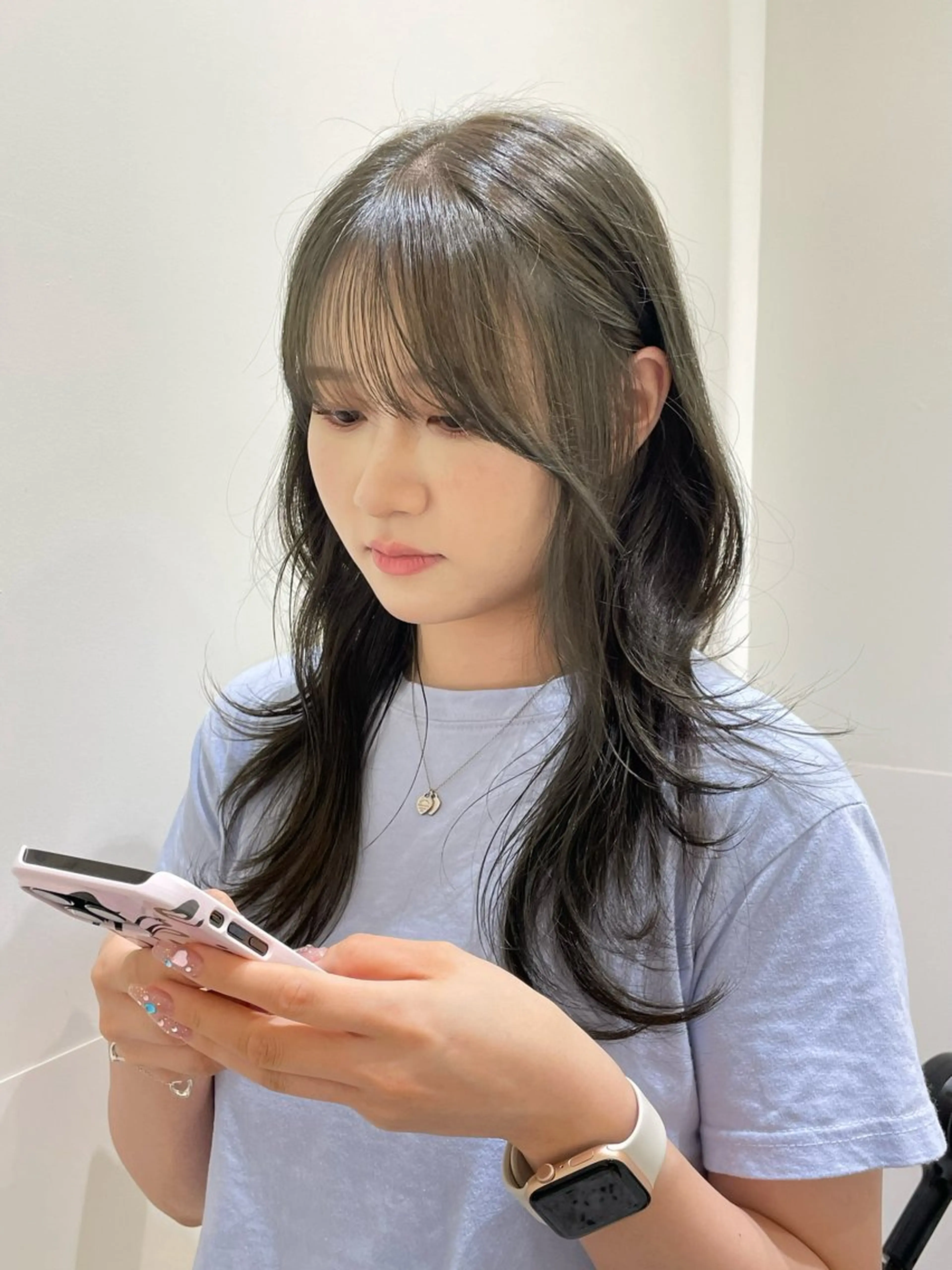 セミロング ハイレイヤー 韓国風ヘア レイヤーカット ❤︎︎韓国ヘア❤︎︎ 𝑺𝒉𝒊𝒉𝒐のヘアスタイル