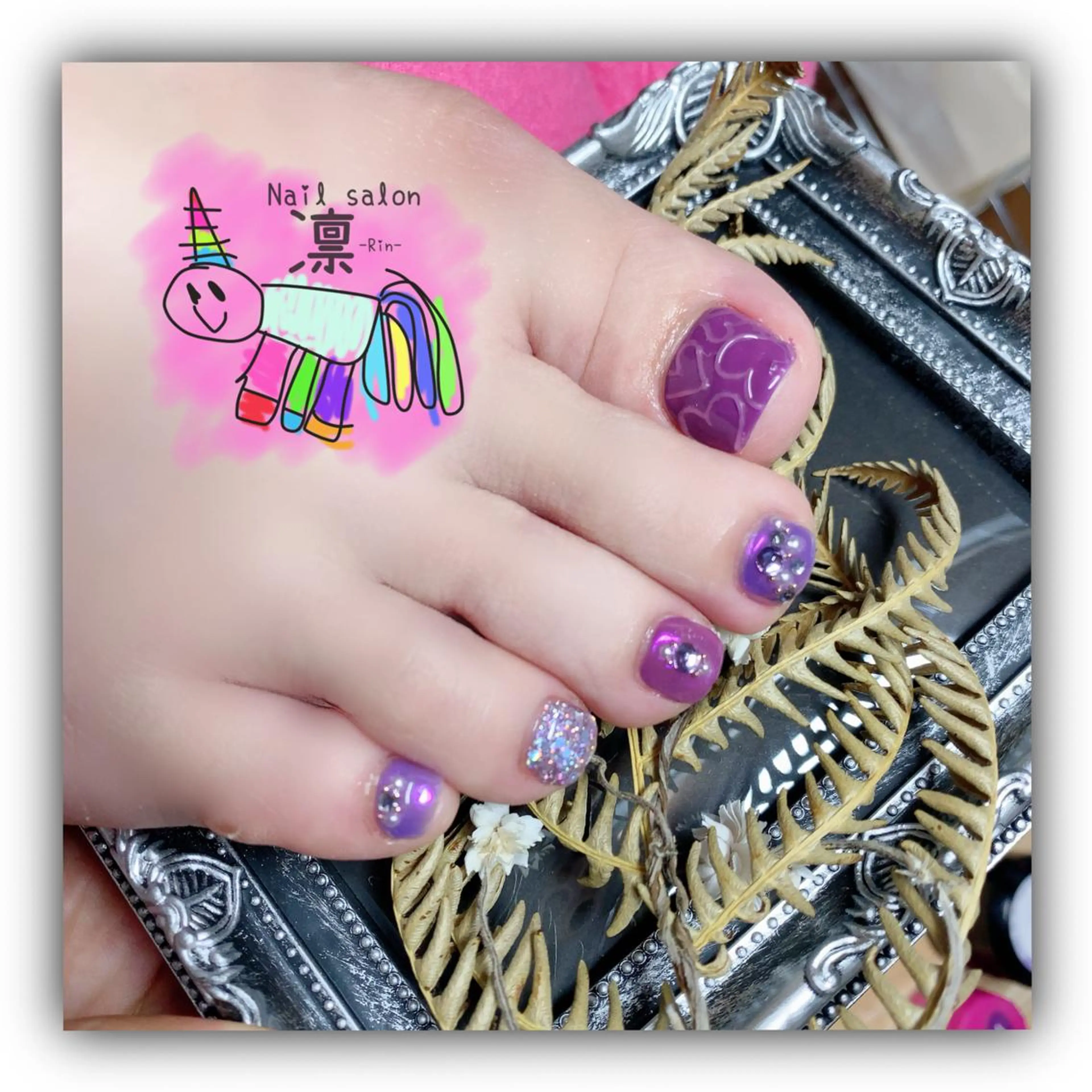 ネイル フットネイル private salon凛のネイルデザイン
