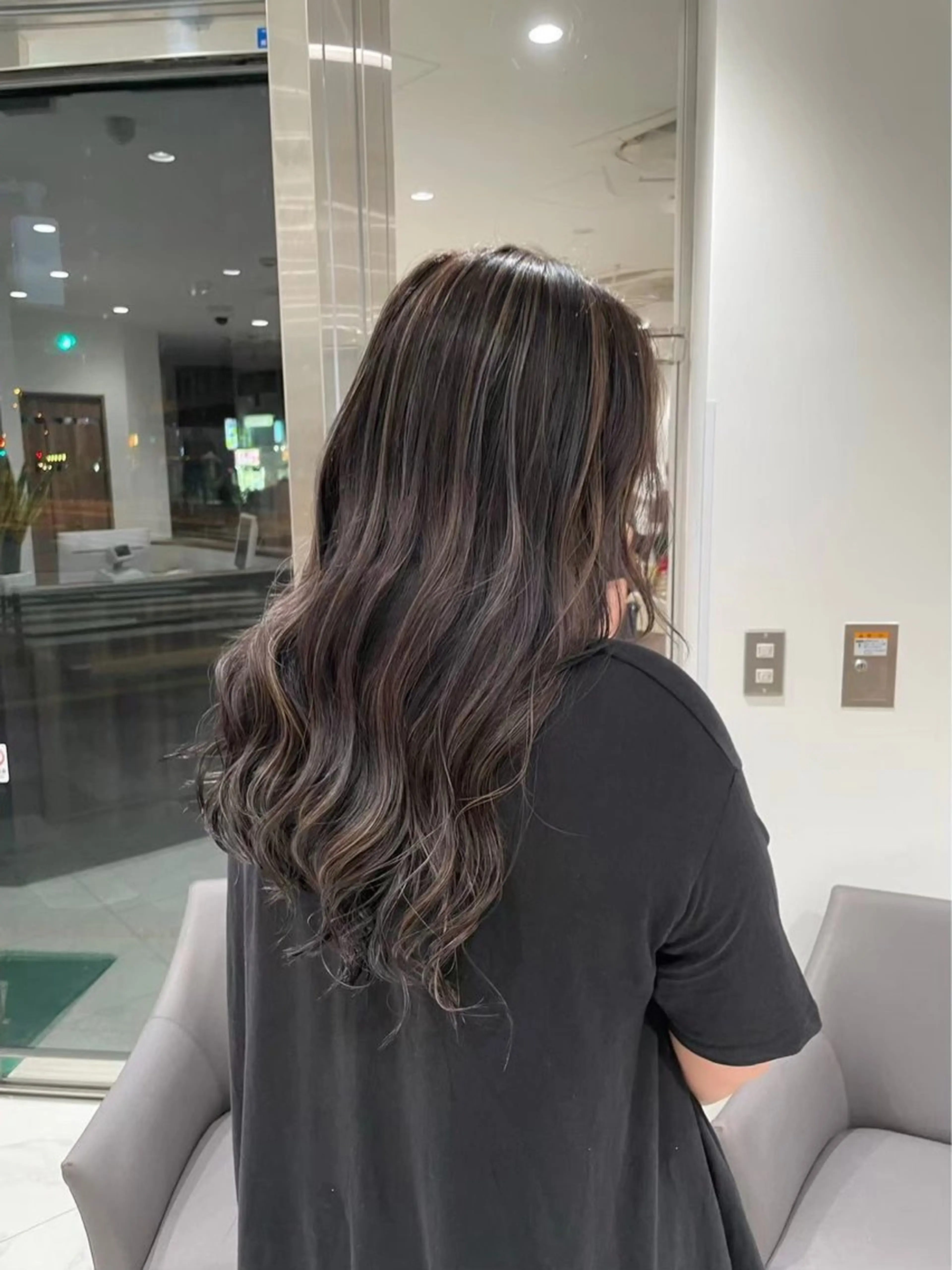 ロング ハイライト ヘアカラー トリートメント 🦋透明感/艶髪/ レイヤー/Ryugaのヘアスタイル