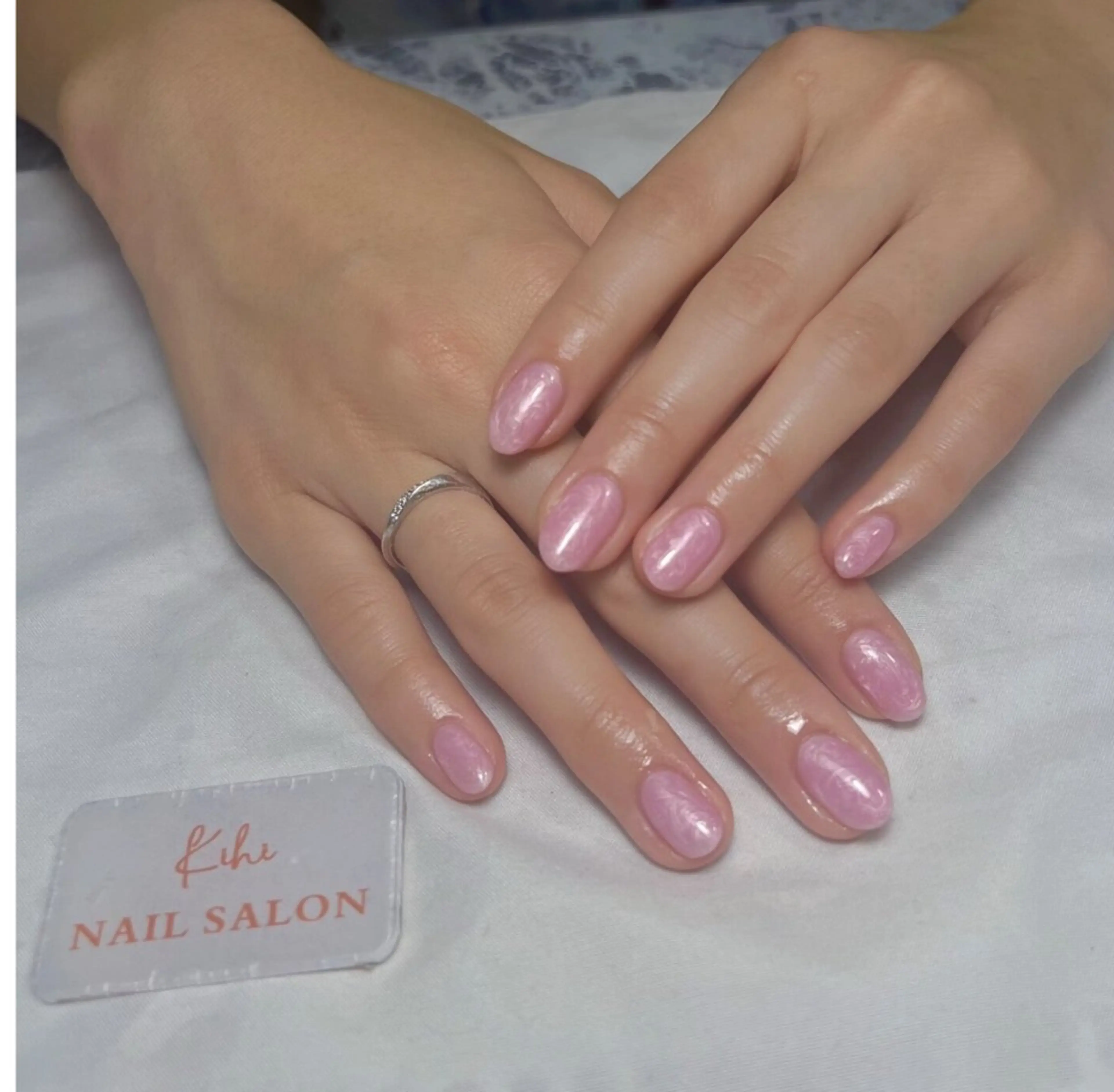 ネイル アートネイル フレンチネイル ジェルネイル グラデーション 韓国ネイル 村中 ハナのネイルデザイン