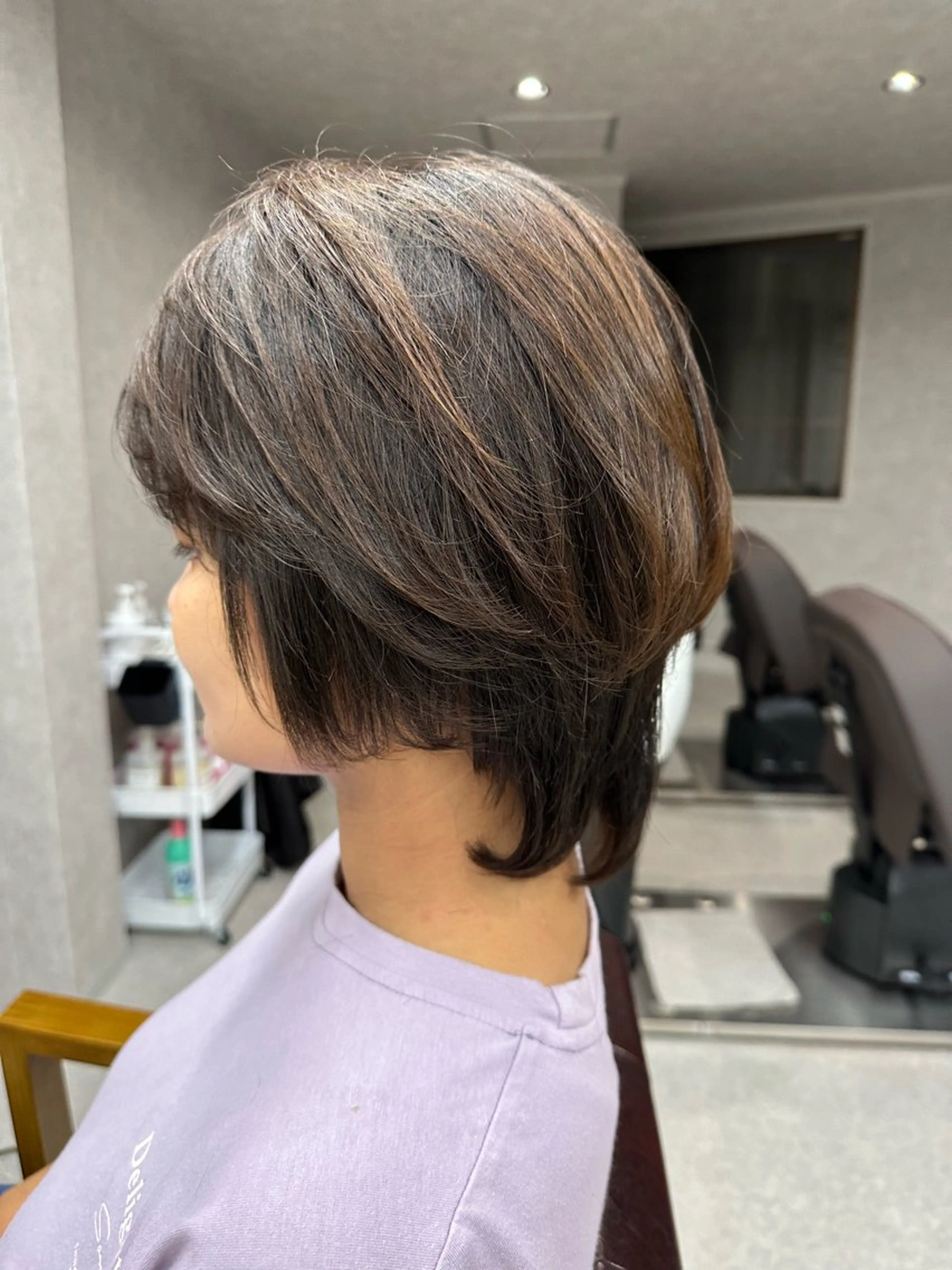 ショート カット ヘアカラー パーマ 縮毛矯正 トリートメント Lien 深井店のヘアスタイル