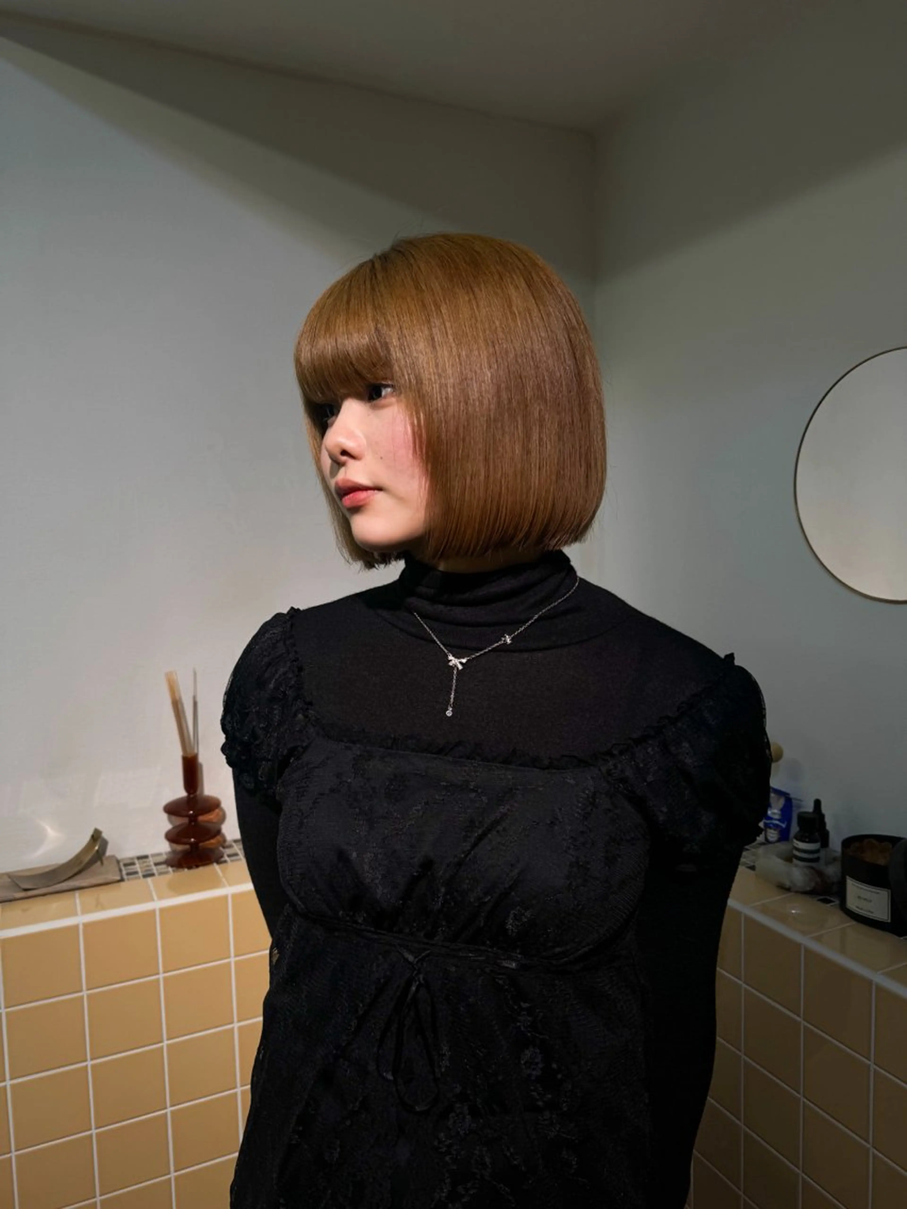 ショート カラー ハイトーンカラー カット ヘアカラー Seeknext // Rukaのヘアスタイル