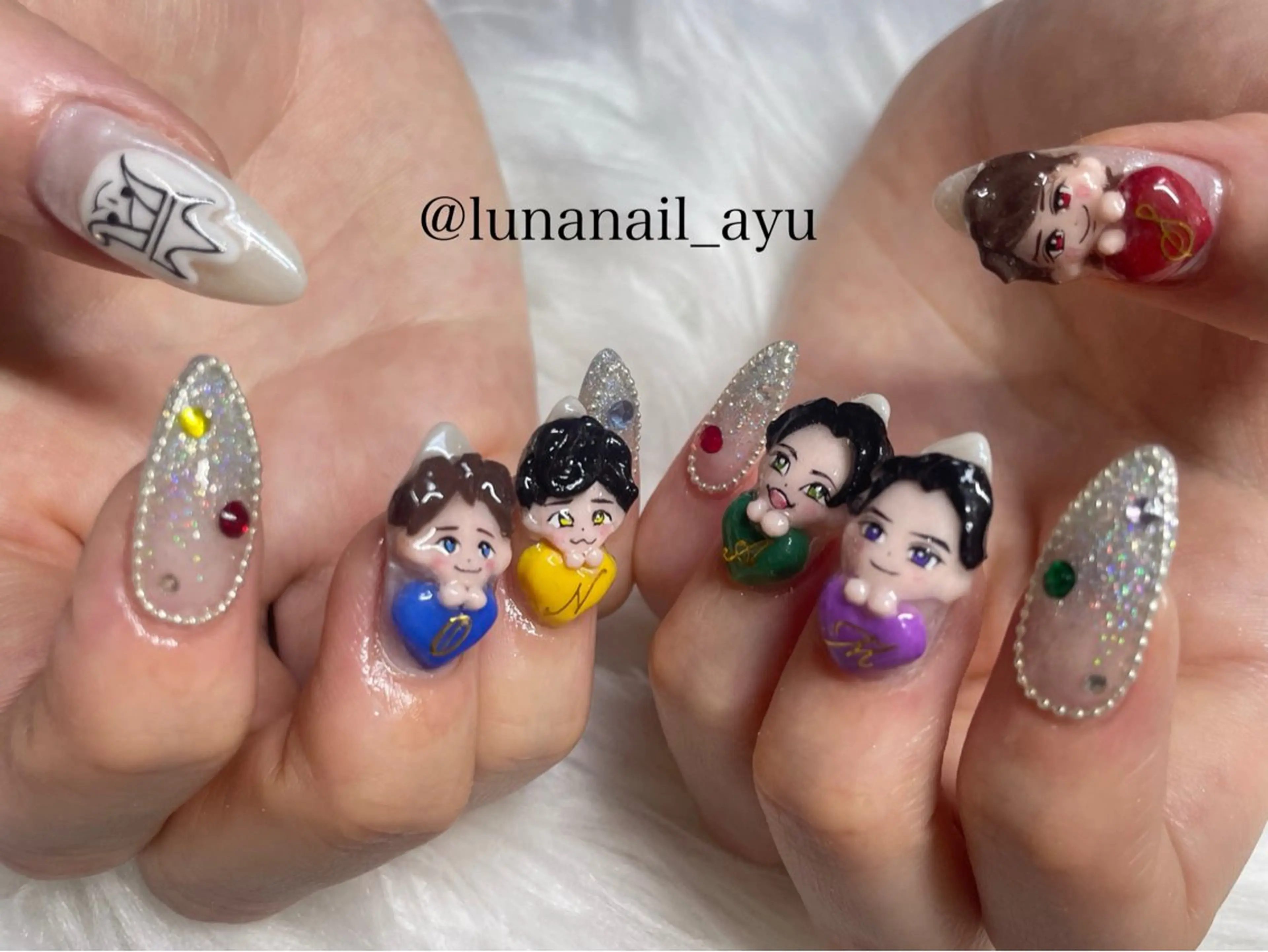 ネイル アートネイル ハンドネイル LUNA NAIL ayuのネイルデザイン