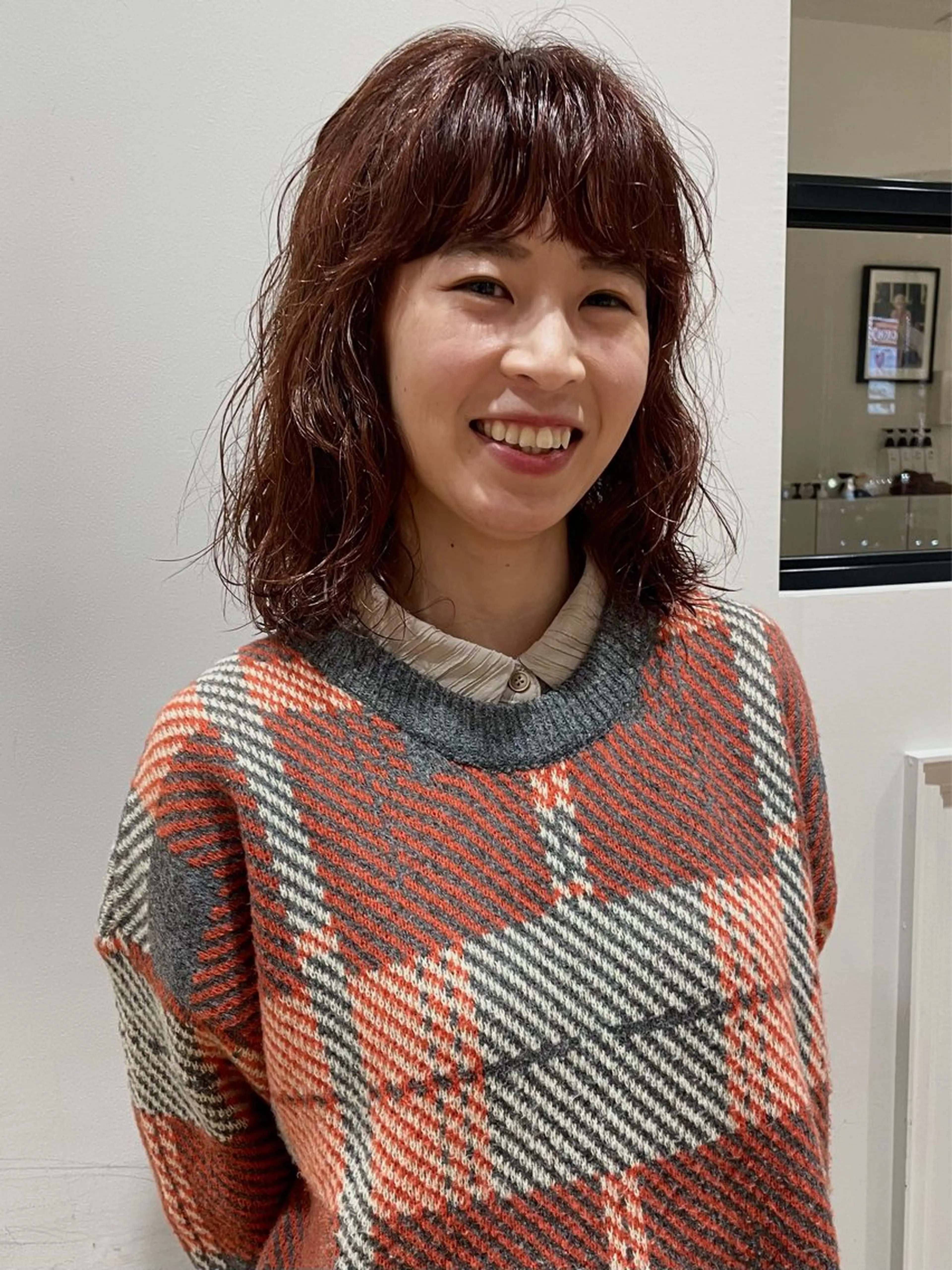 パーマ ELLE salon サエのヘアスタイル