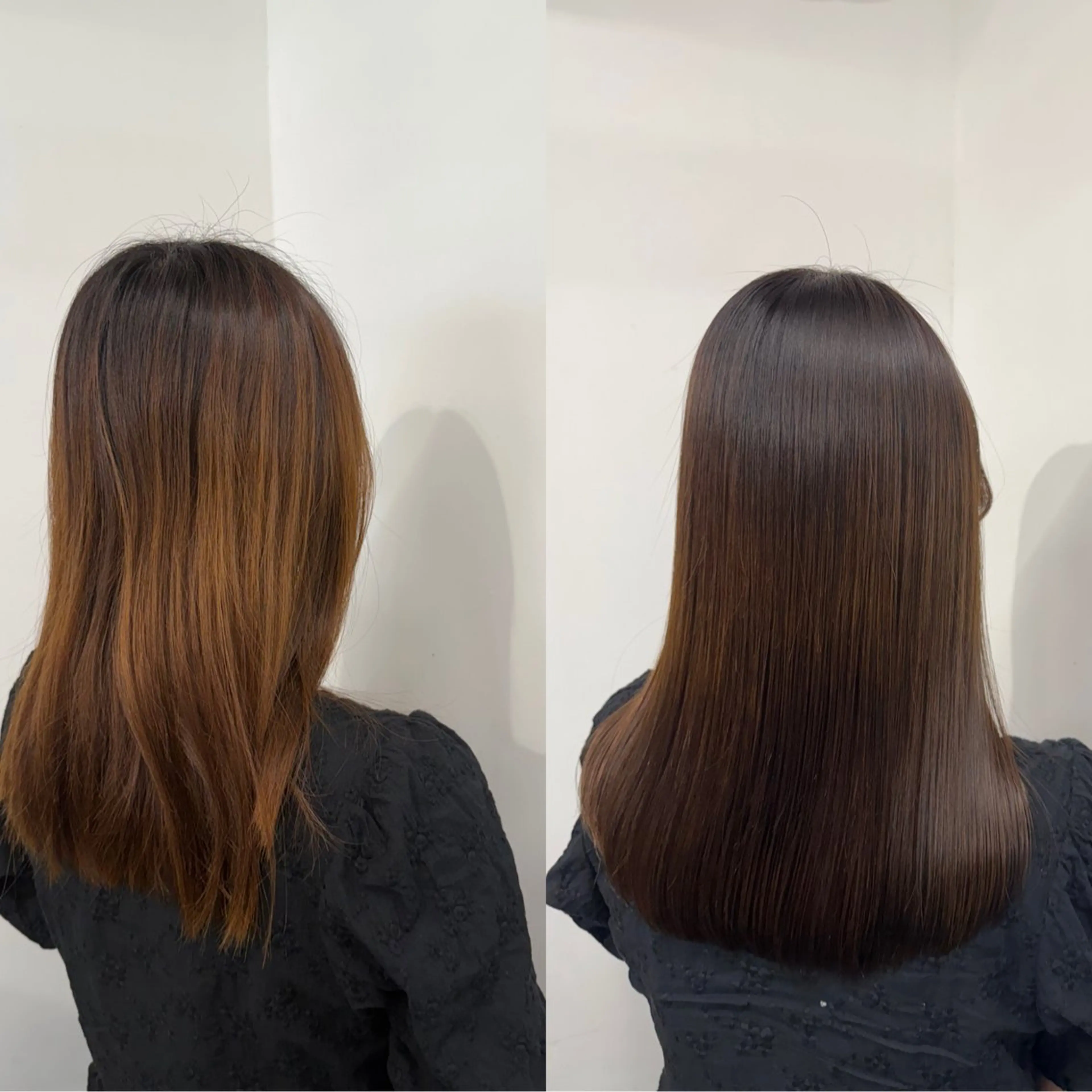 ミディアム 髪質改善 カット 縮毛矯正 トリートメント ひろし/髪質改善/ 縮毛矯正/上品✨のヘアスタイル