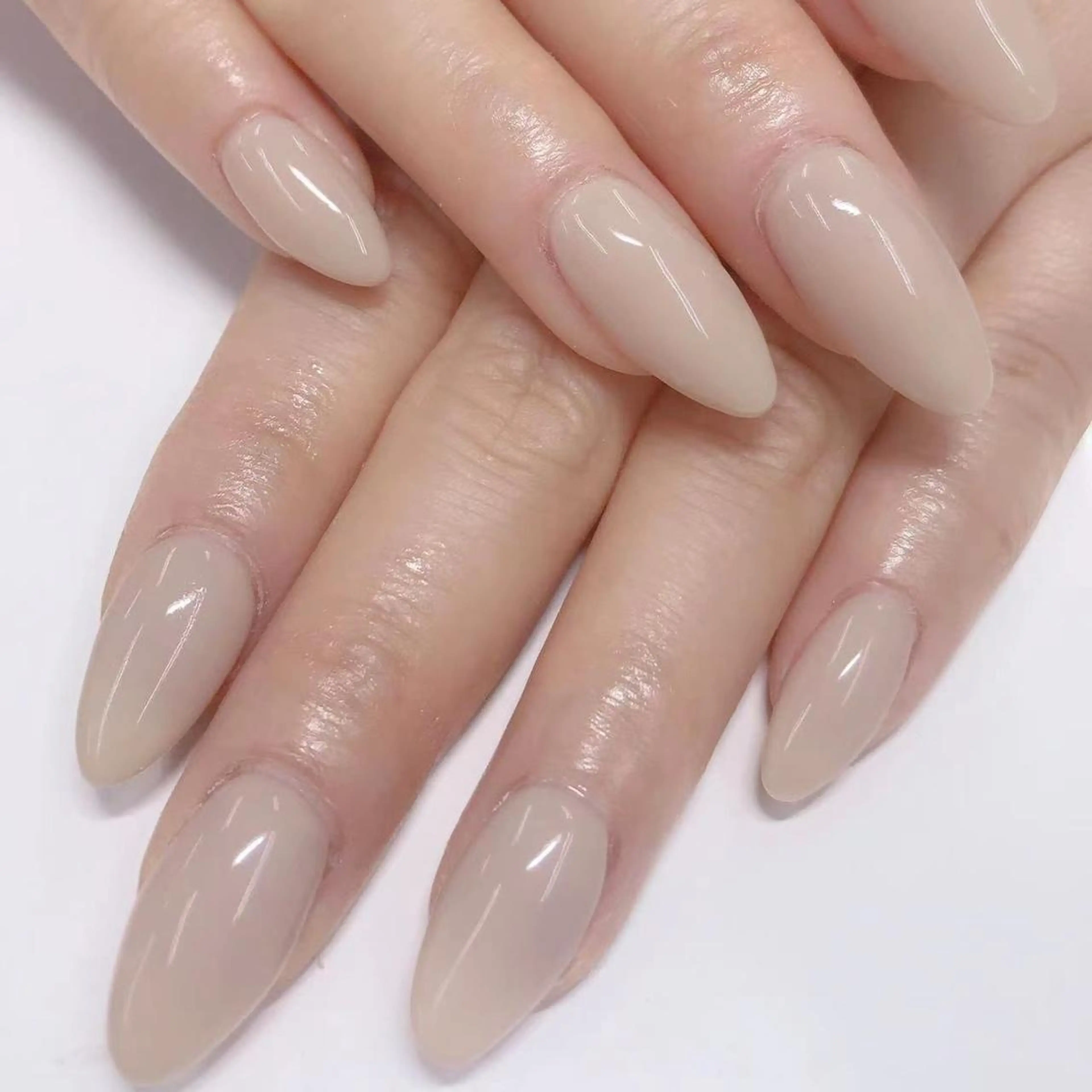 ネイル ロング カラー リラネイル ギョウのネイルデザイン