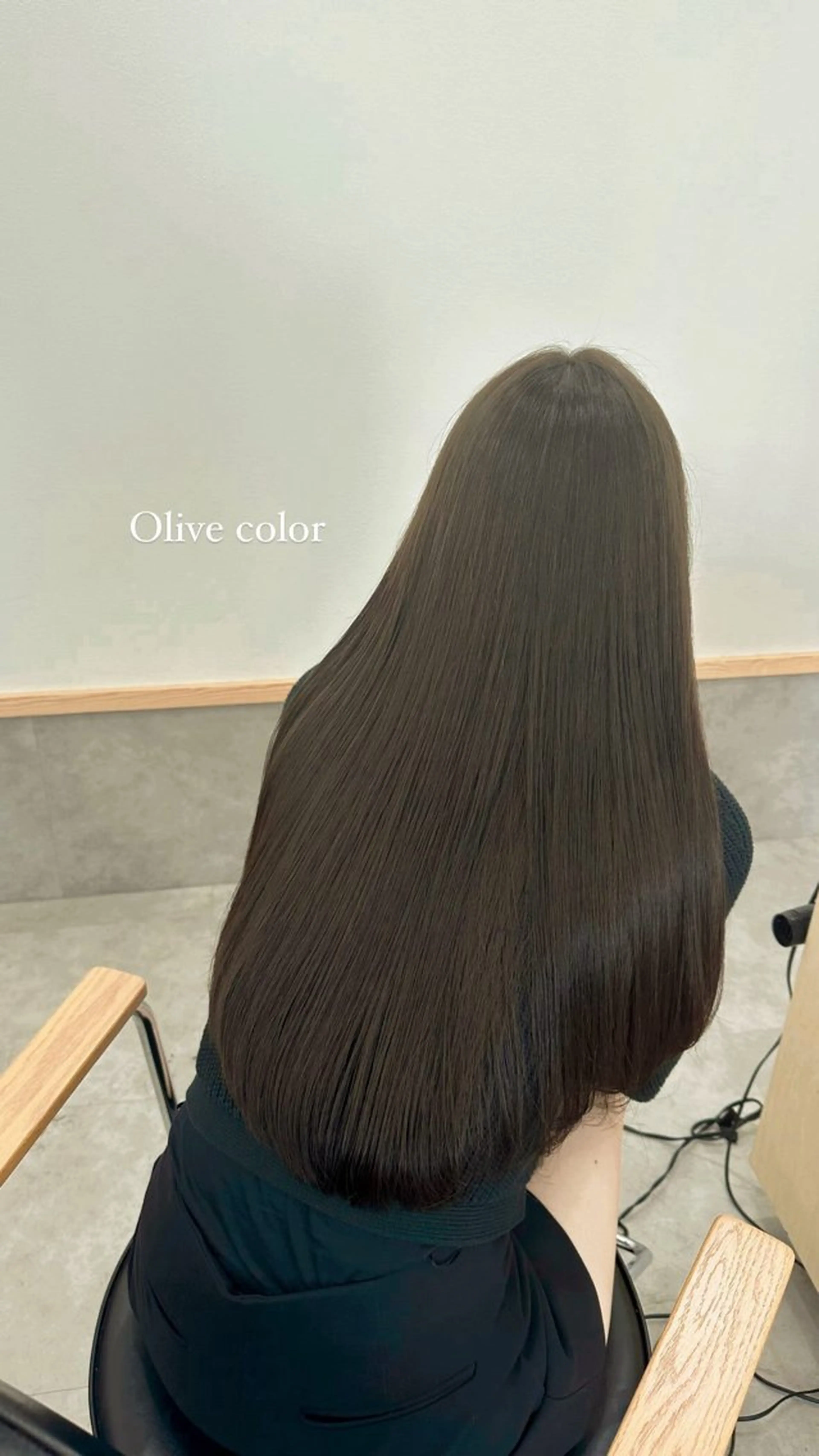 ロング カラー オリーブカラー カット ヘアカラー トリートメント SOYON 豊田土橋1号店所属・🫧SOYON non🫧のヘアスタイル