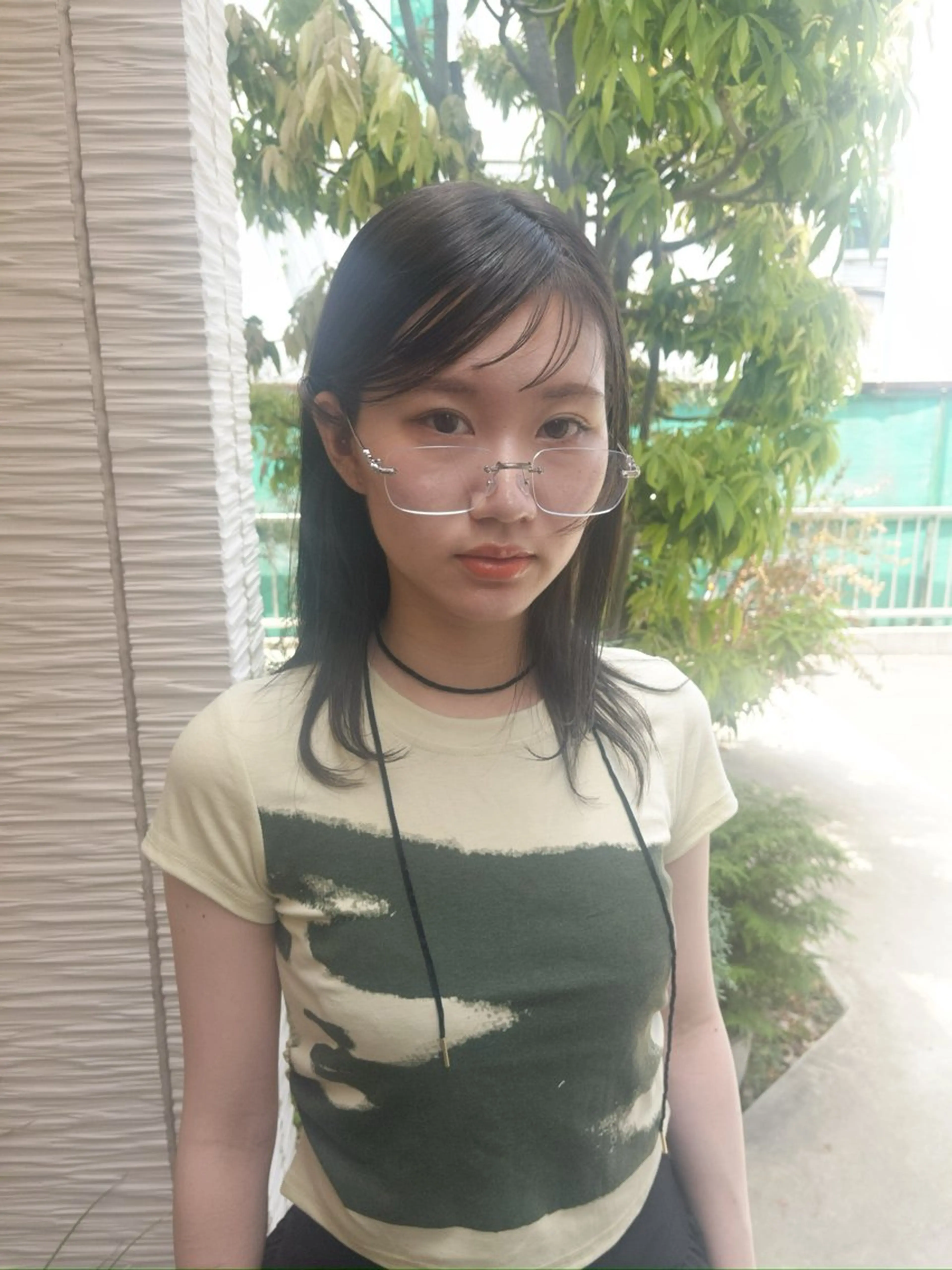 セミロング カラー ramphy 加藤 美羽のヘアスタイル