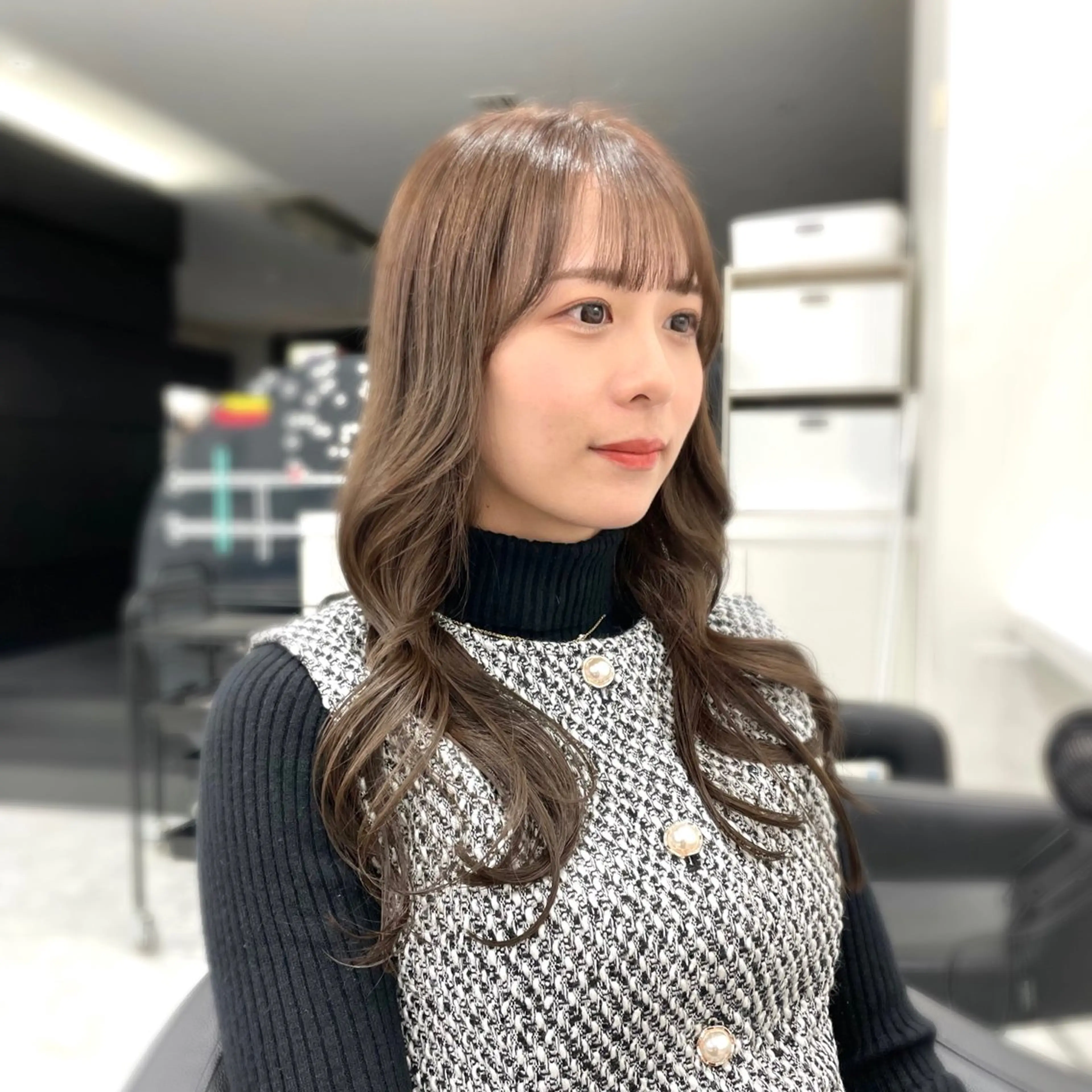 ロング 💍大人デザイン /ハイトーン♡リクトのヘアスタイル