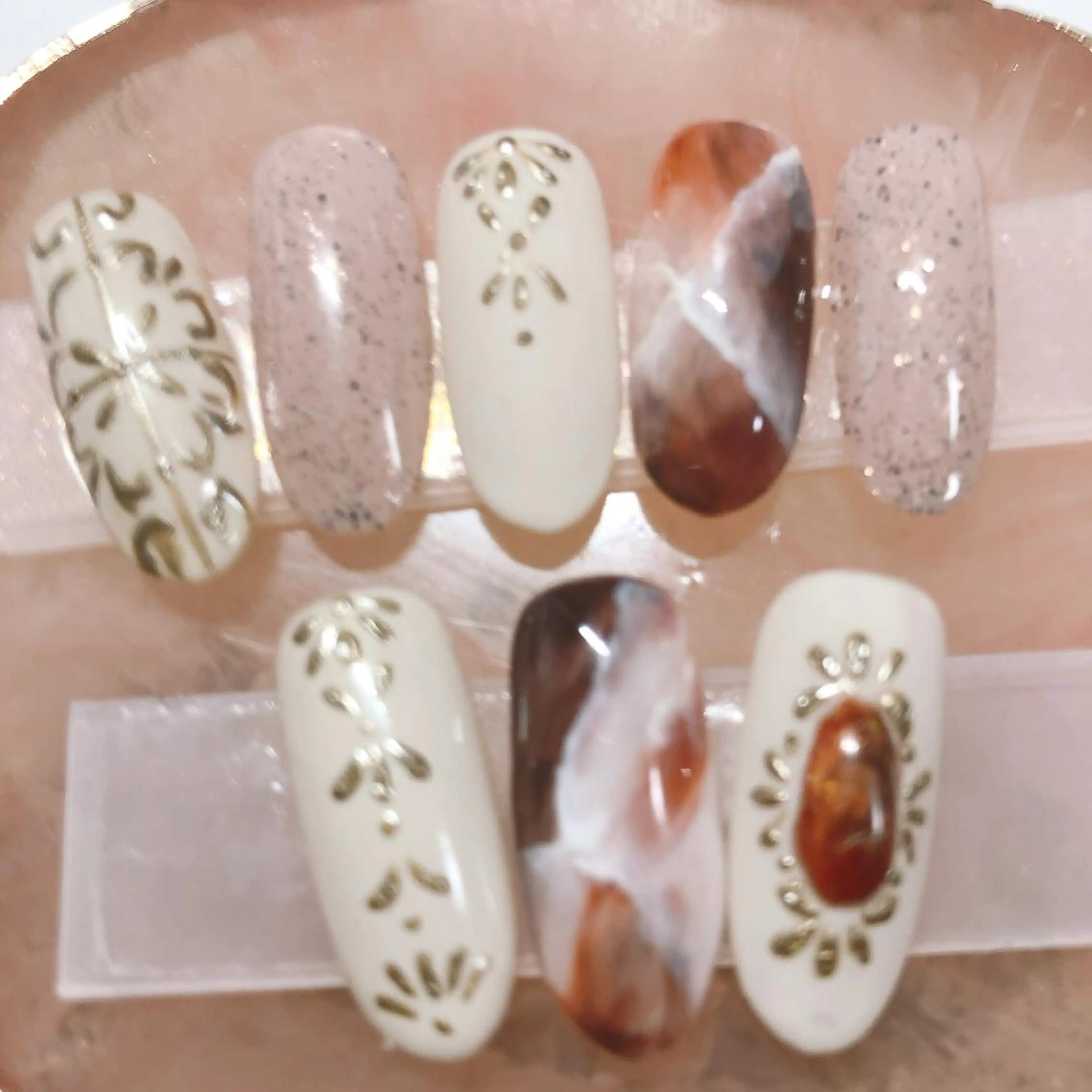 ネイル ニュアンスネイル 奥園 良恵のネイルデザイン