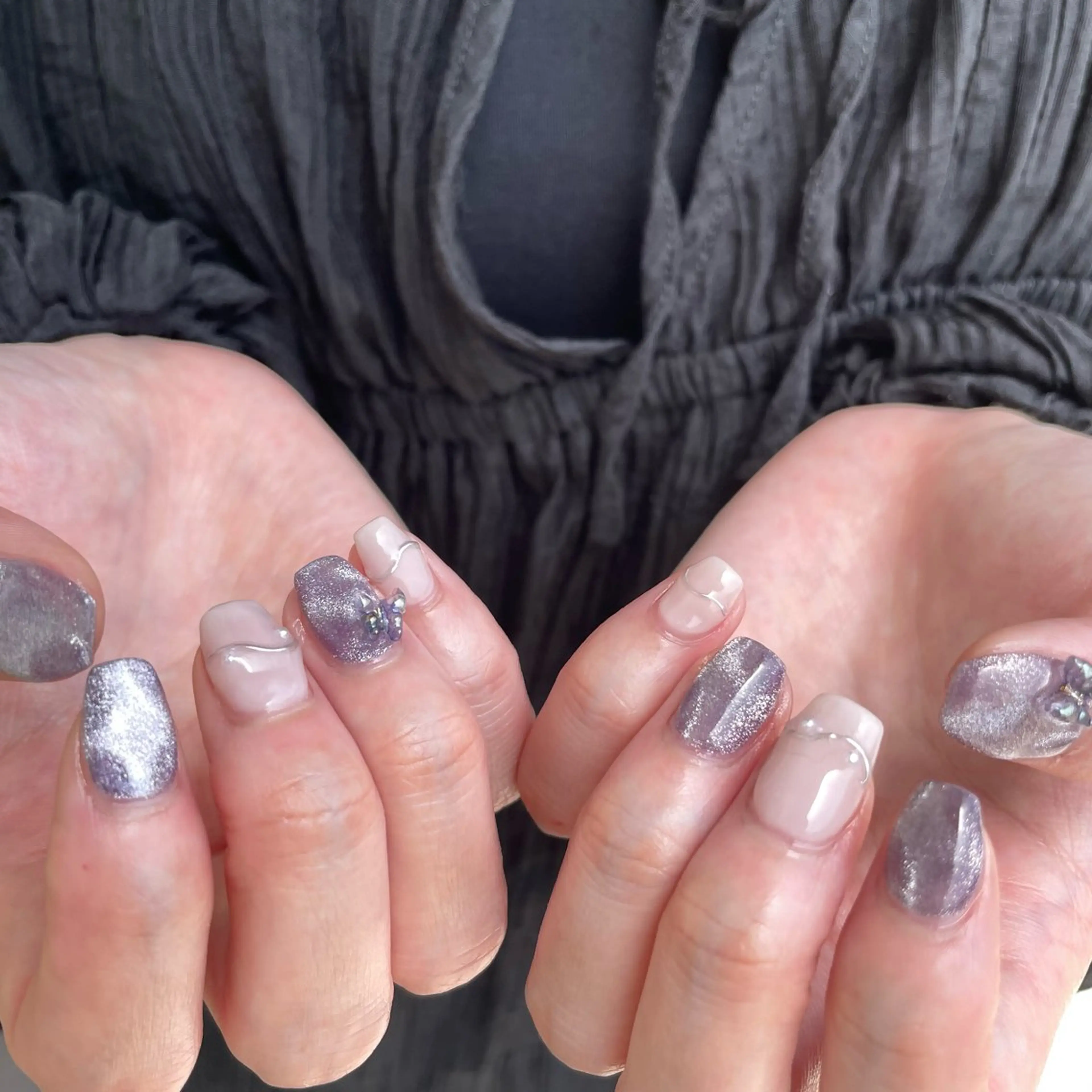 ネイル ラメ(グリッター) Agapi所属・Agapi💐 momoのネイルデザイン