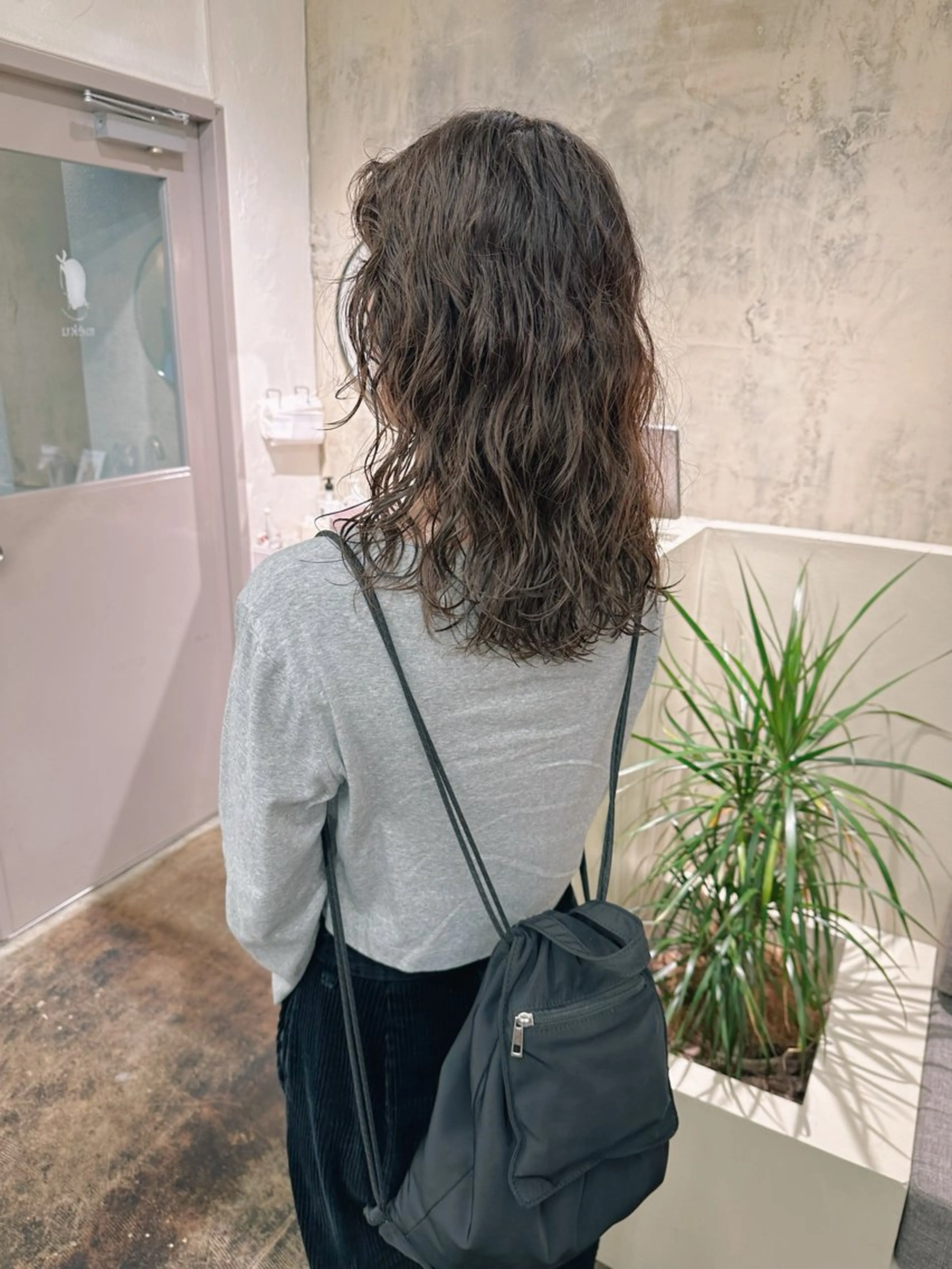 ミディアム パーマ カット パーマ yupi🐈‍⬛ レイヤー/パーマのヘアスタイル