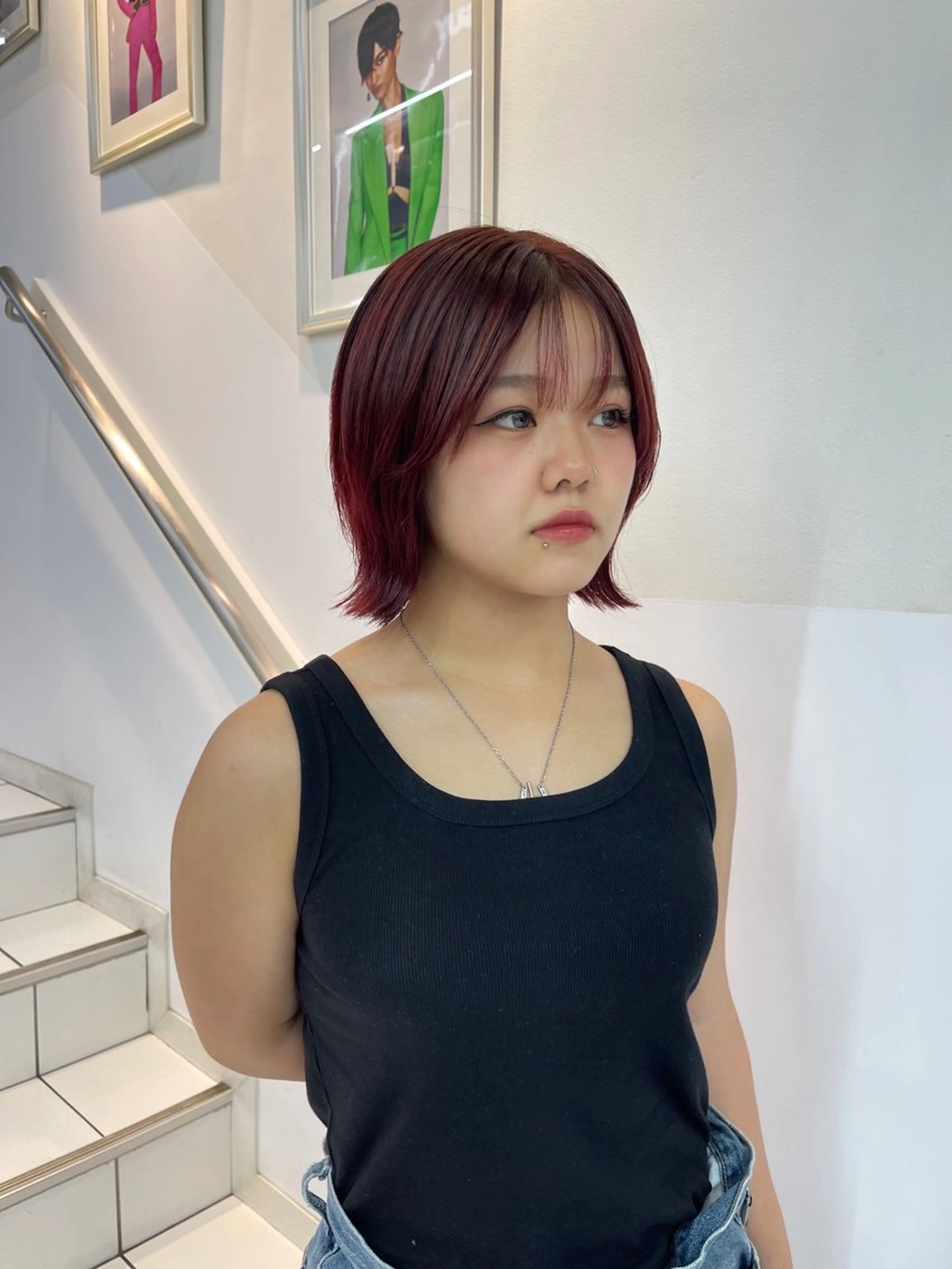 ミディアム カラー 🍎ハイトーンカラー /MANA🍎のヘアスタイル