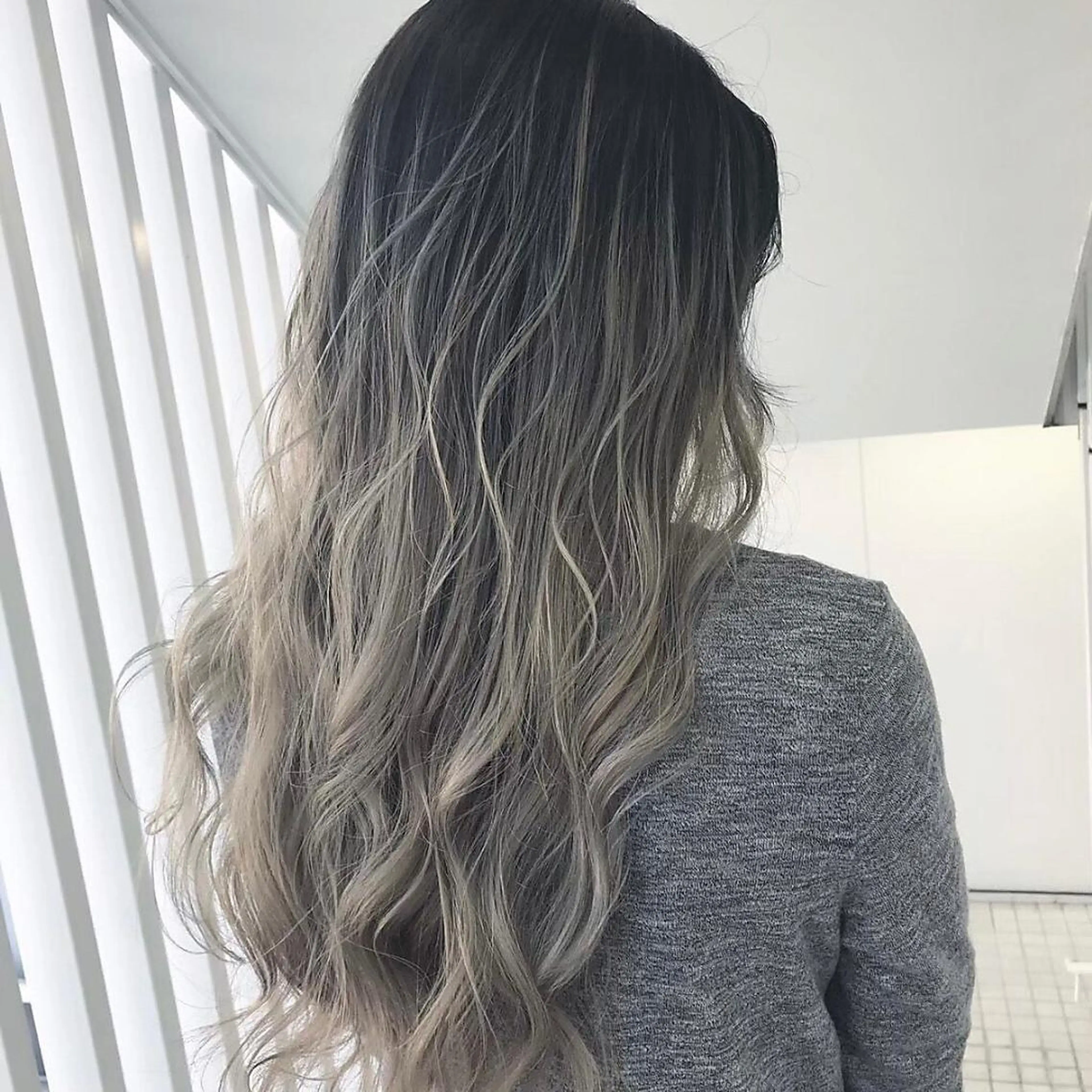 ロング 韓国風カラー ボブ 外国人風カラー ハイライト 髪質改善 江坂エリア最安値◎ ブリーチ*土田のヘアスタイル