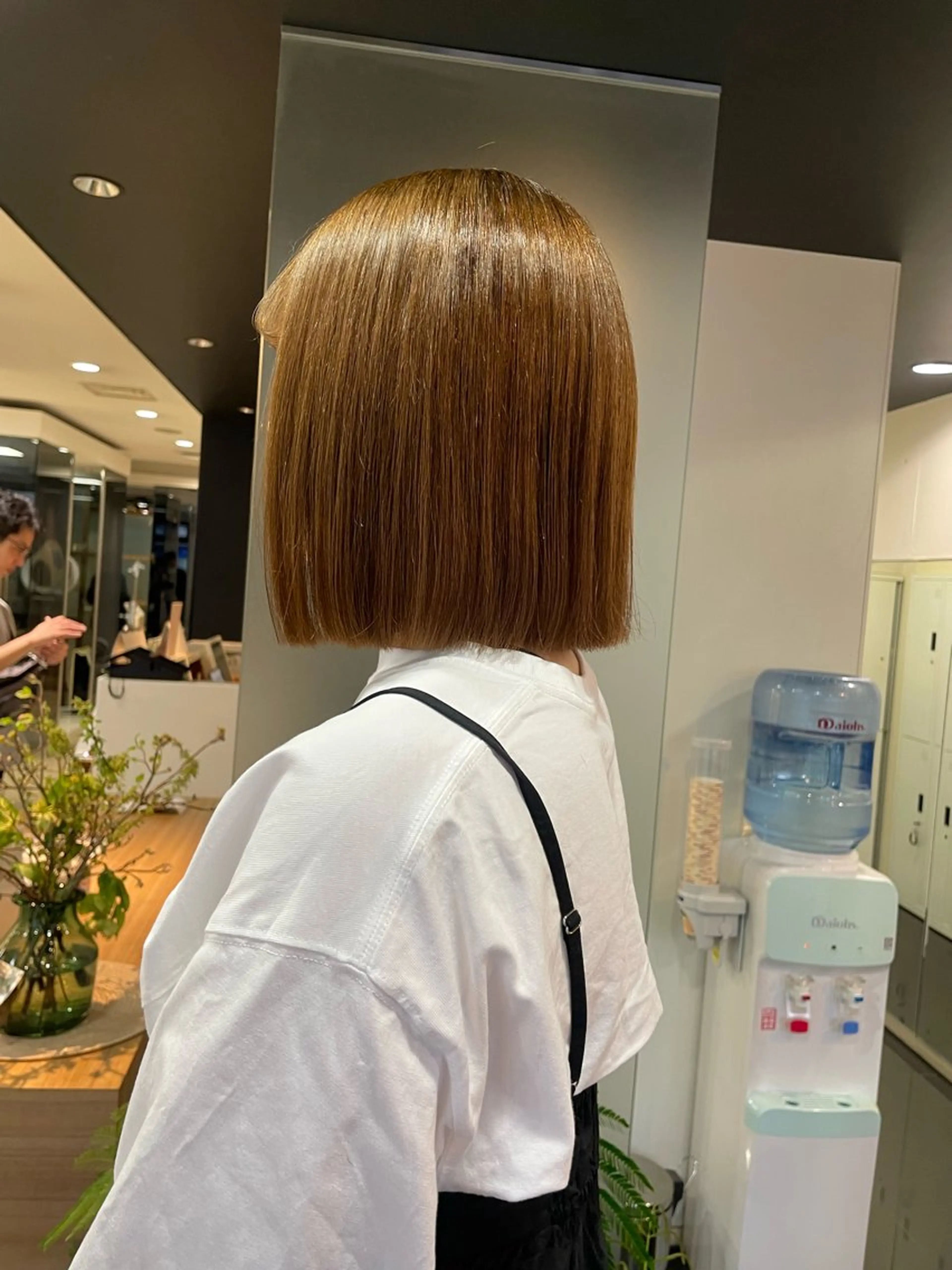 ミディアム ヘアカラー トリートメント ハイトーン/パーソナ ルカラー診断・ユキノのヘアスタイル