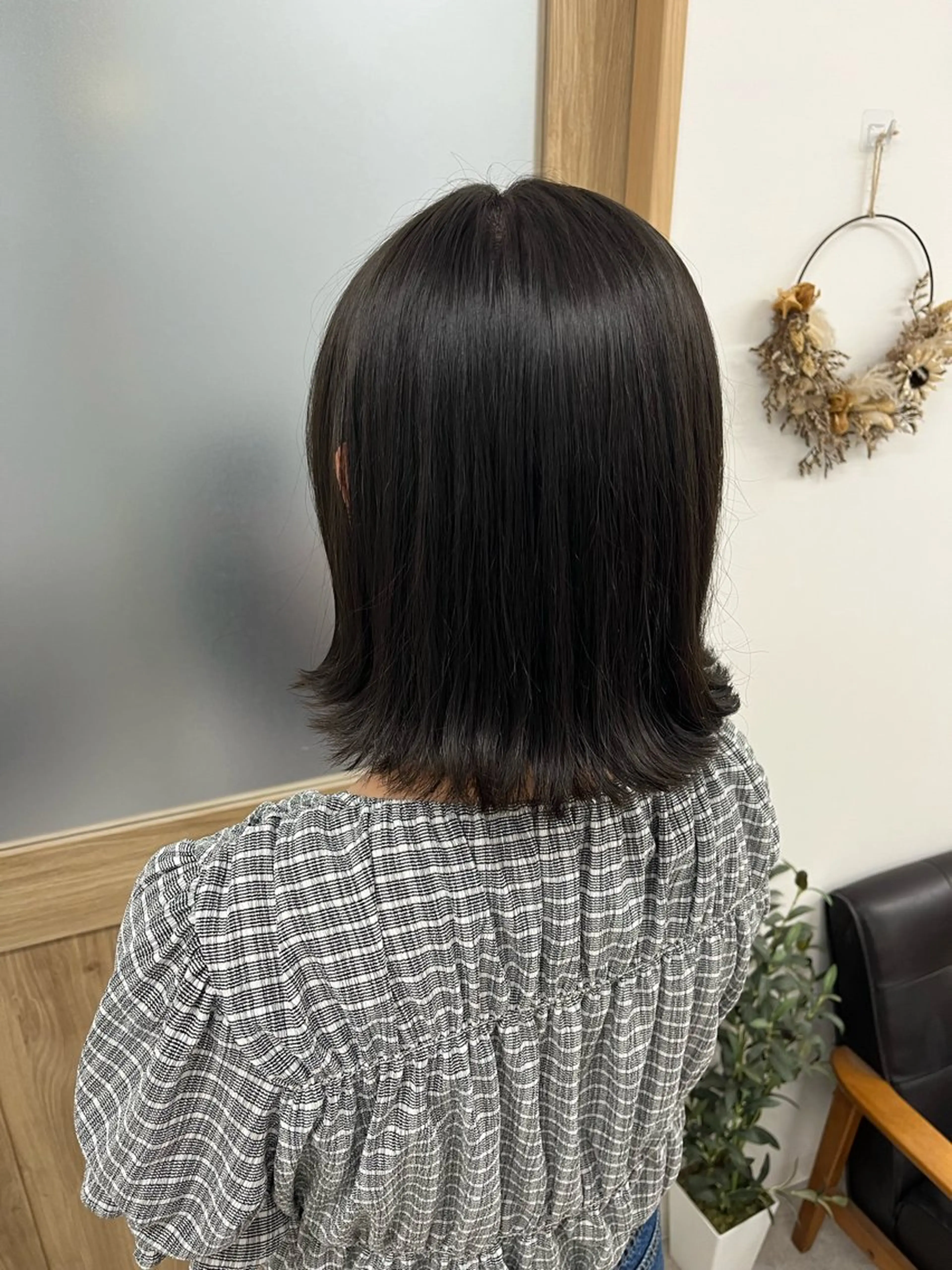 ミディアム カラー グレージュ オリーブグレージュ オリーブグレー カット ヘアカラー トリートメント 🫧ぷる艶カラー🫧 Yuubi🦩のヘアスタイル