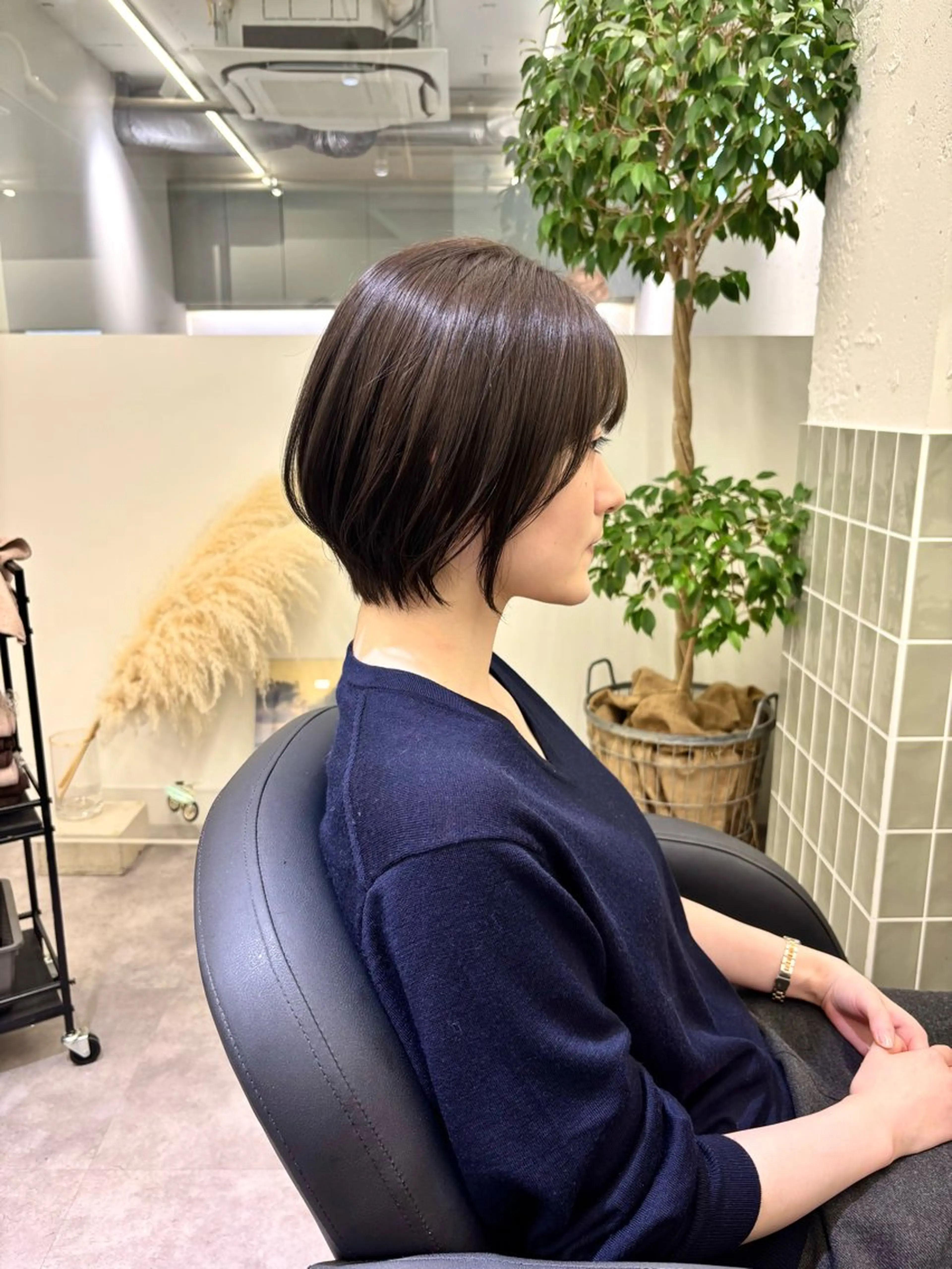 ショート ショートボブ ボブ ショートヘア 鈴村祐也/ショート /縮毛矯正のヘアスタイル