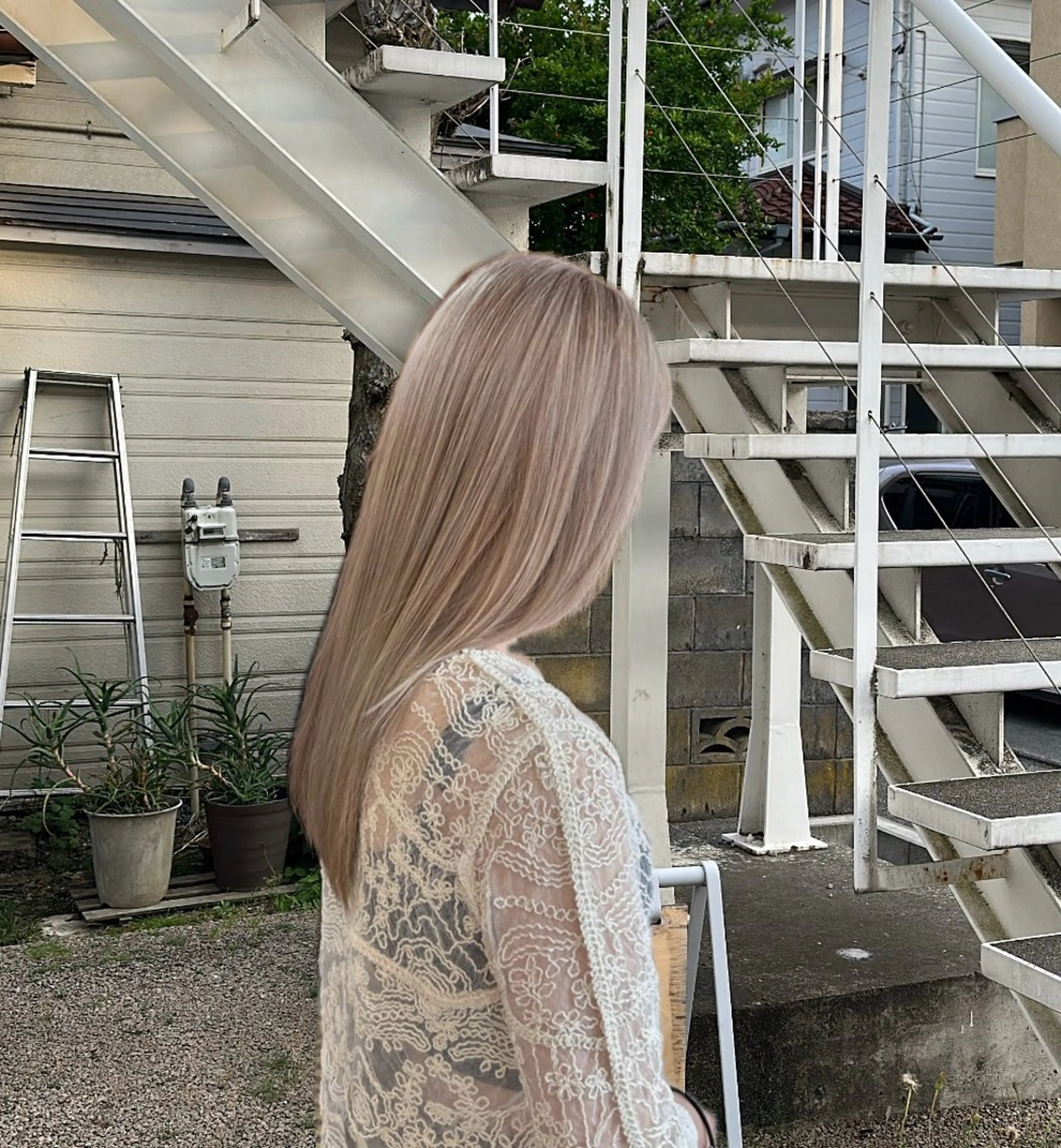 🪽ブリーチダメージ激減⁉︎  ケアブリーチ込みダブルカラー✨の写真