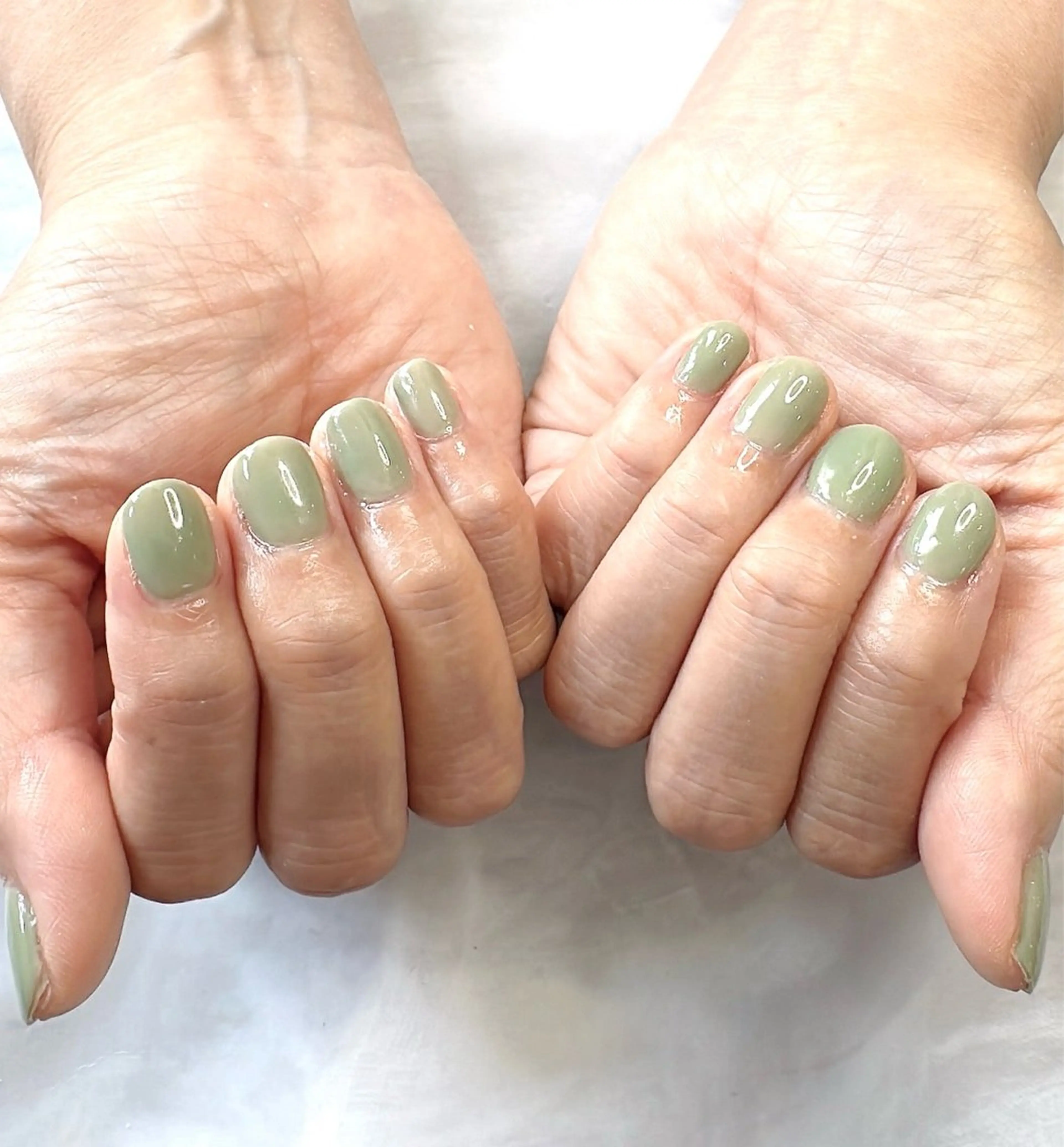 ネイル ワンカラーネイル ハンドネイル BURGUNDY keikoのネイルデザイン