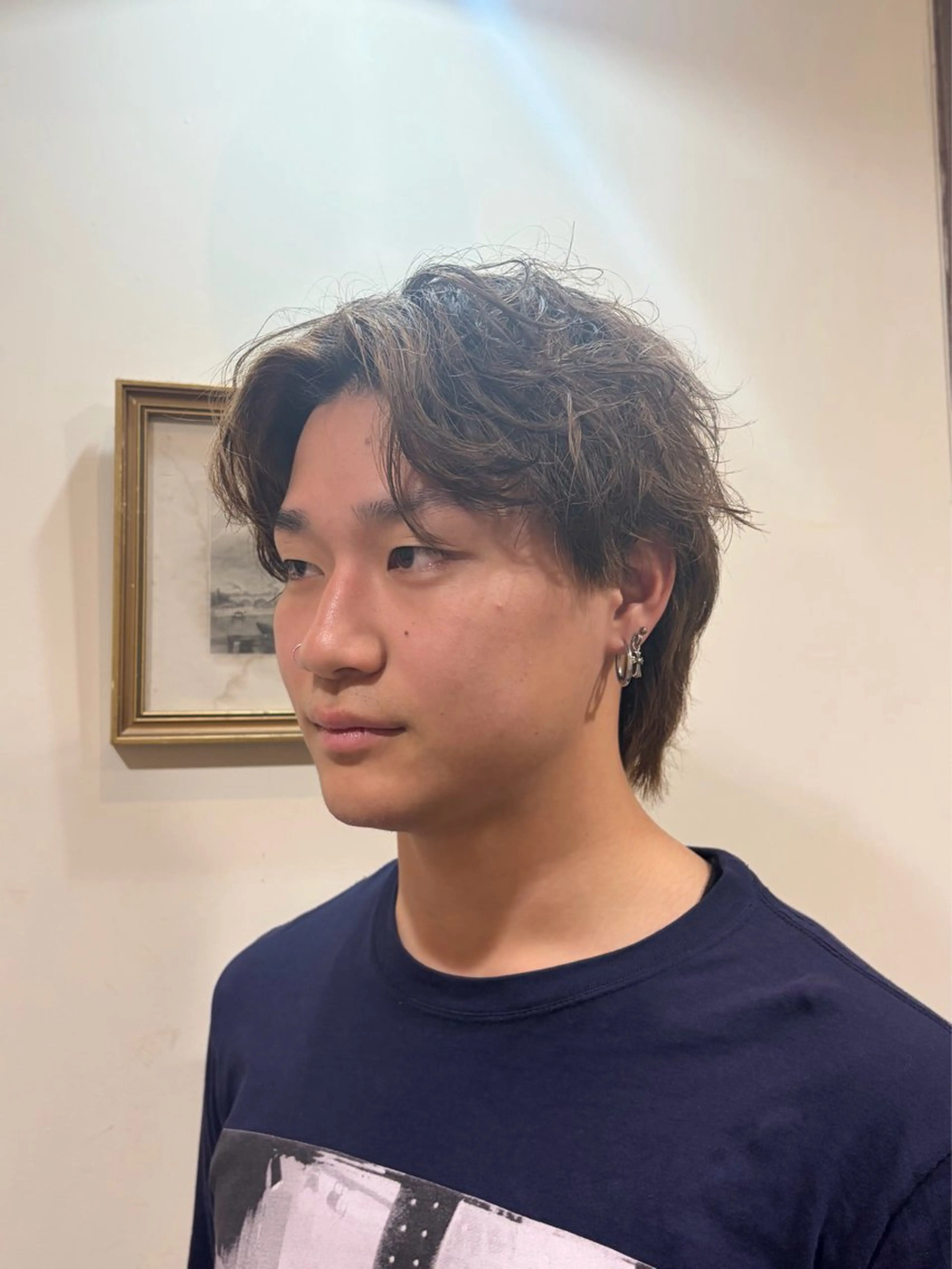 渡壁 文那のヘアスタイル