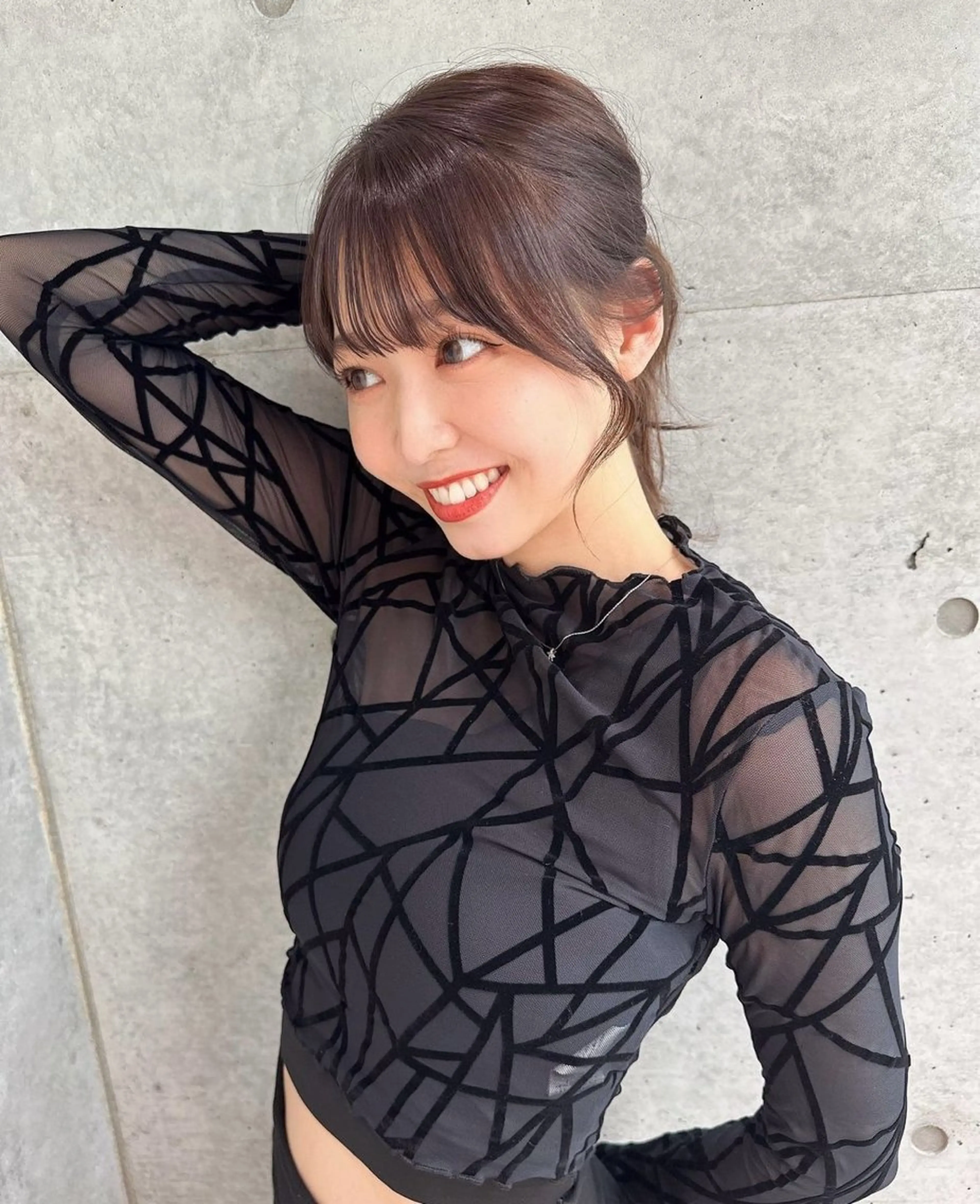 前髪縮毛矯正+全体カットꔛ🤍🎀.*・゚トリートメントの写真