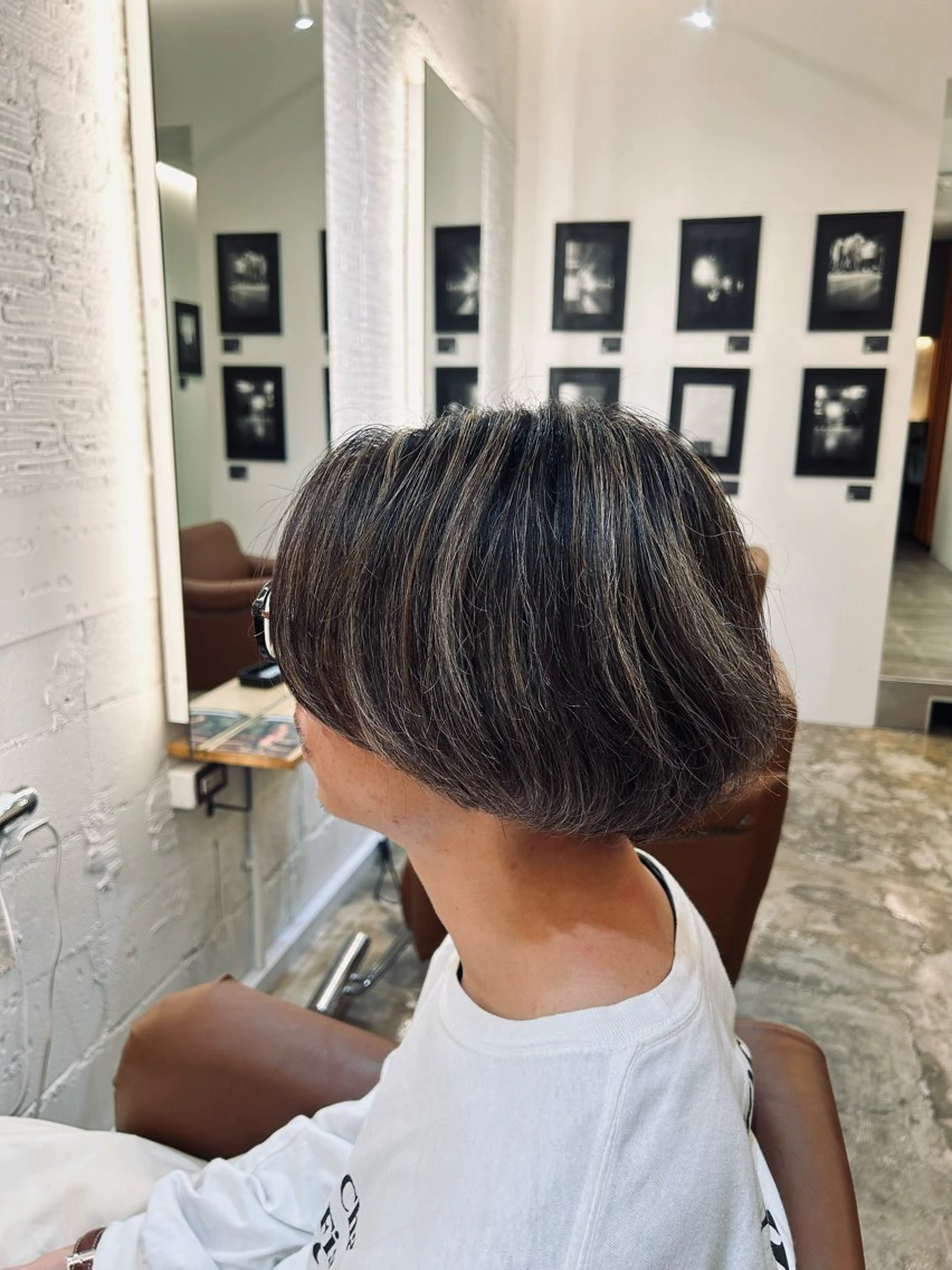 カラー メンズ メンズメッシュ メッシュ AMBERGLEAM Hair&Cloth Yoga所属・Ryo☘縮毛矯正/ メンズ/ブリーチ/のヘアスタイル