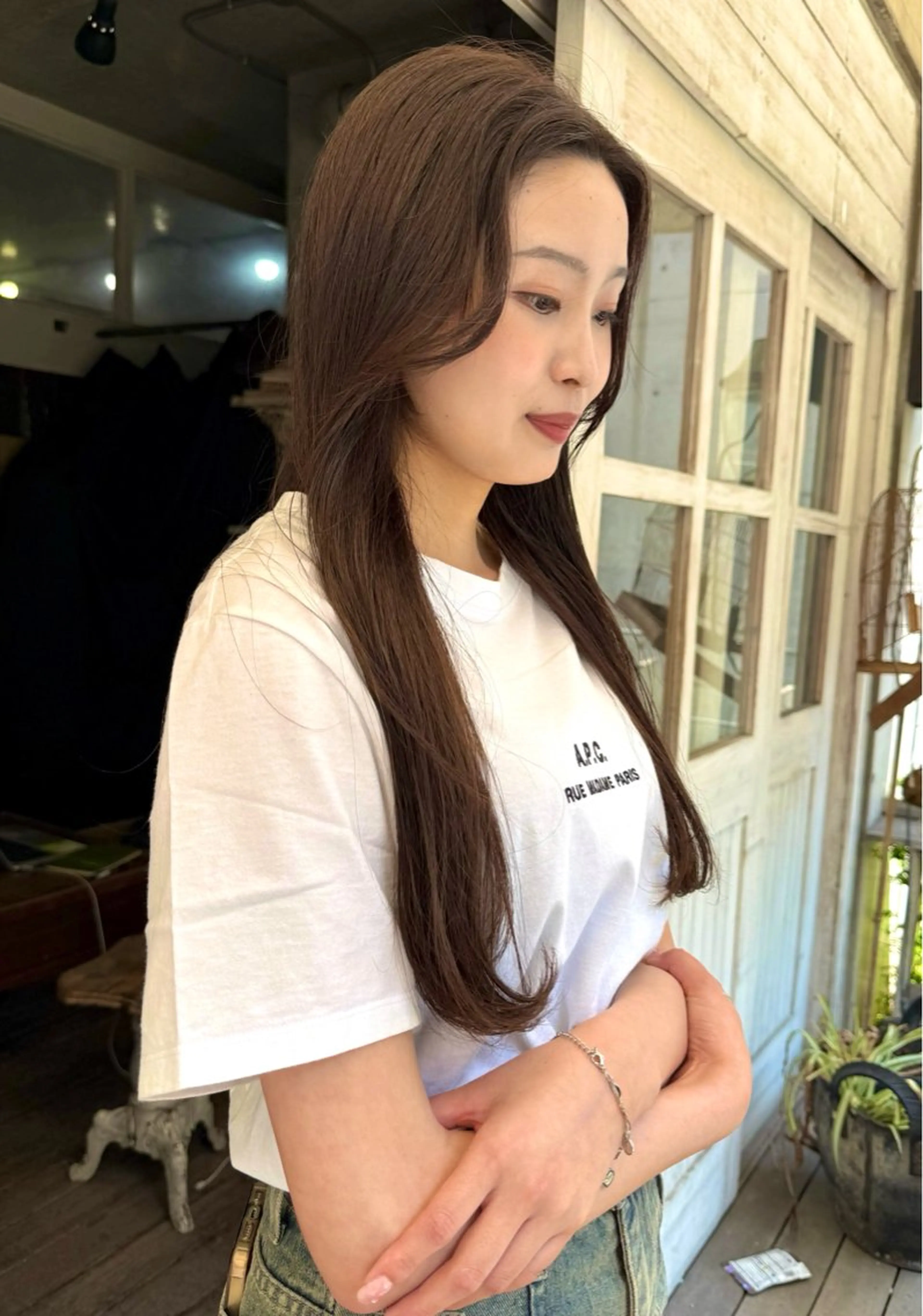 ロング カラー メンズ ヘアカラー トリートメント 艶髪/ハイトーン /masami🩵のヘアスタイル