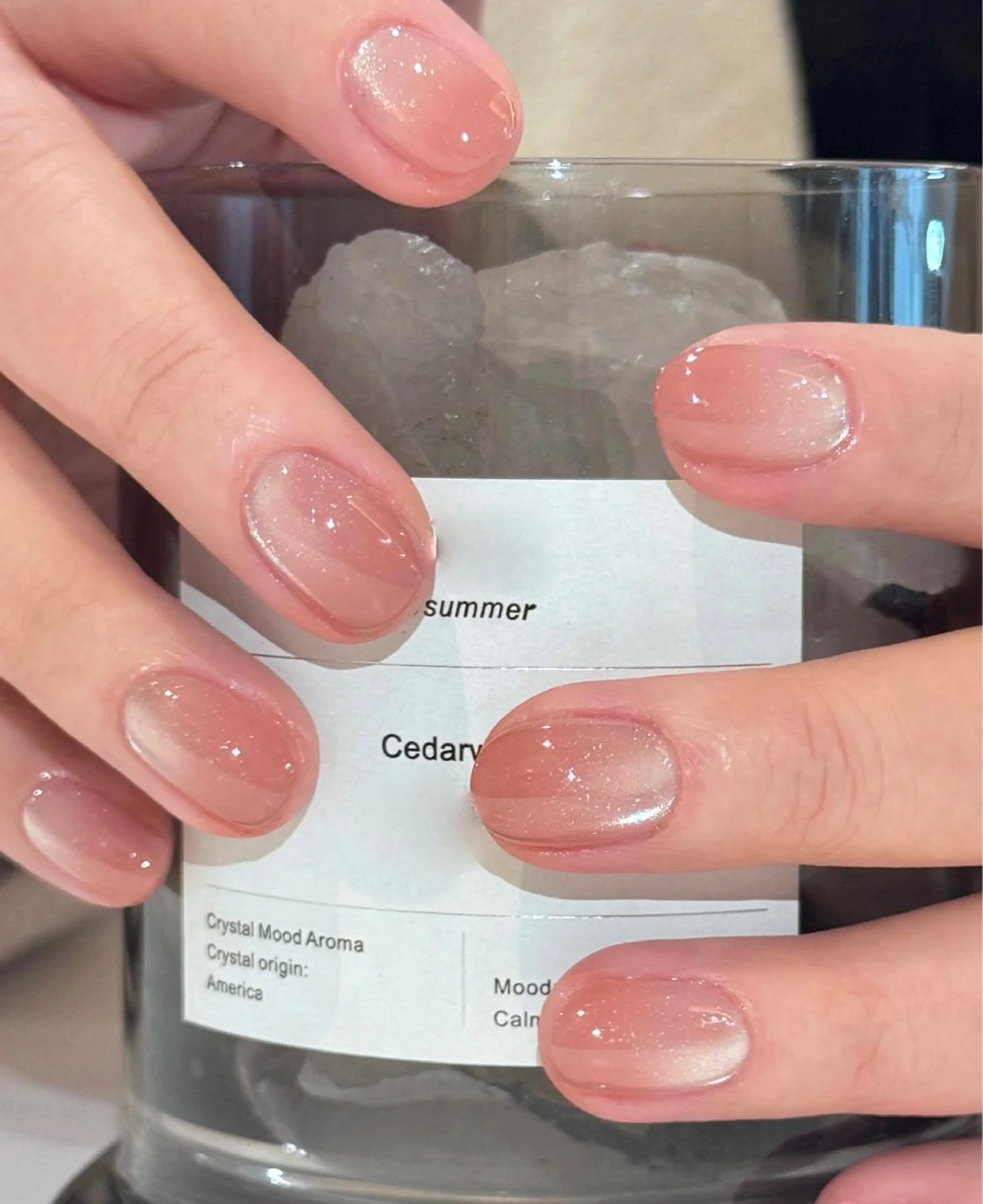 ネイル グラデーション キラキラネイル マグネットネイル Anna Nailのネイルデザイン