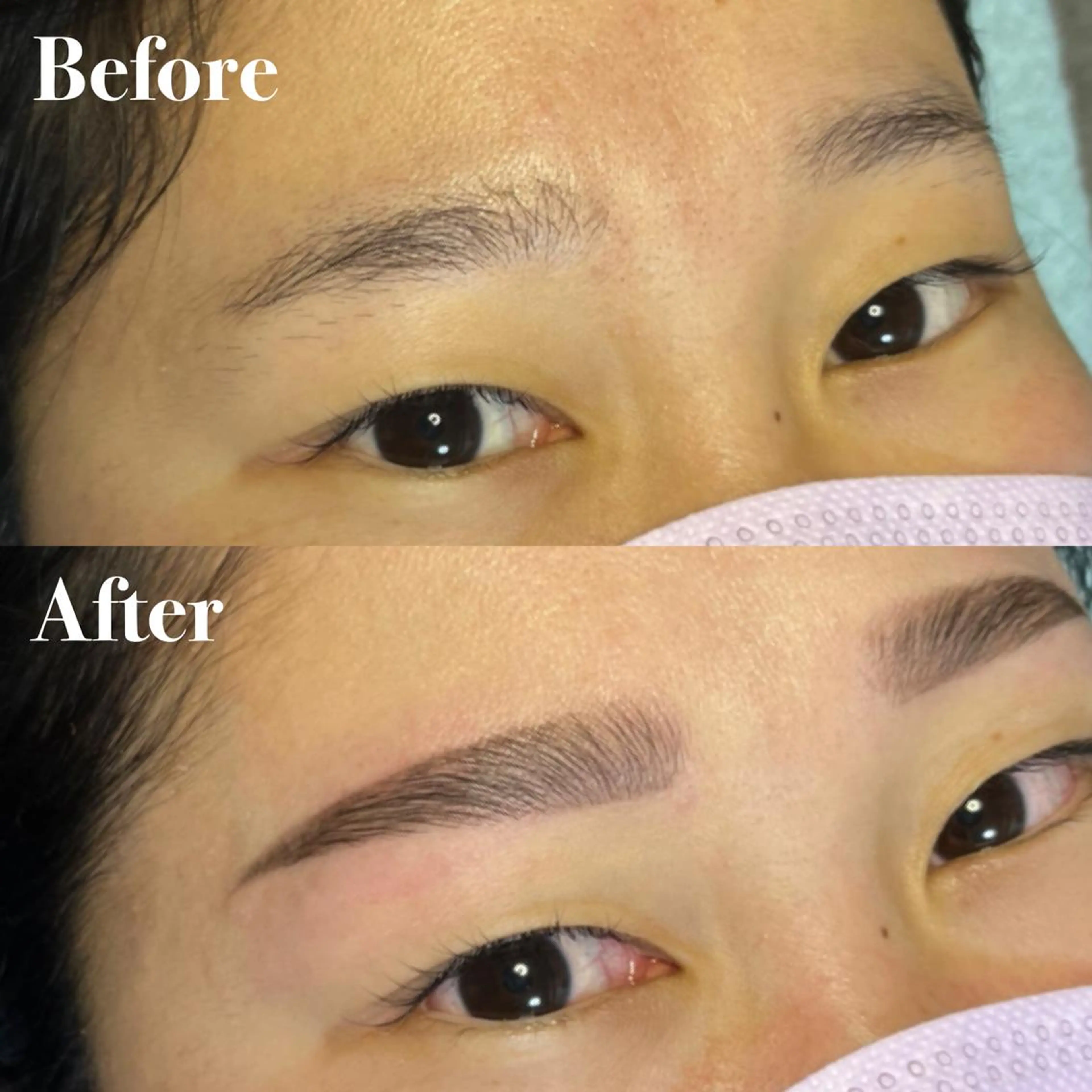 アイブロウ ハリウッドブロウリフト 眉毛と韓国肌質改善 サロン　和泉府中のエステ・リラクイメージ