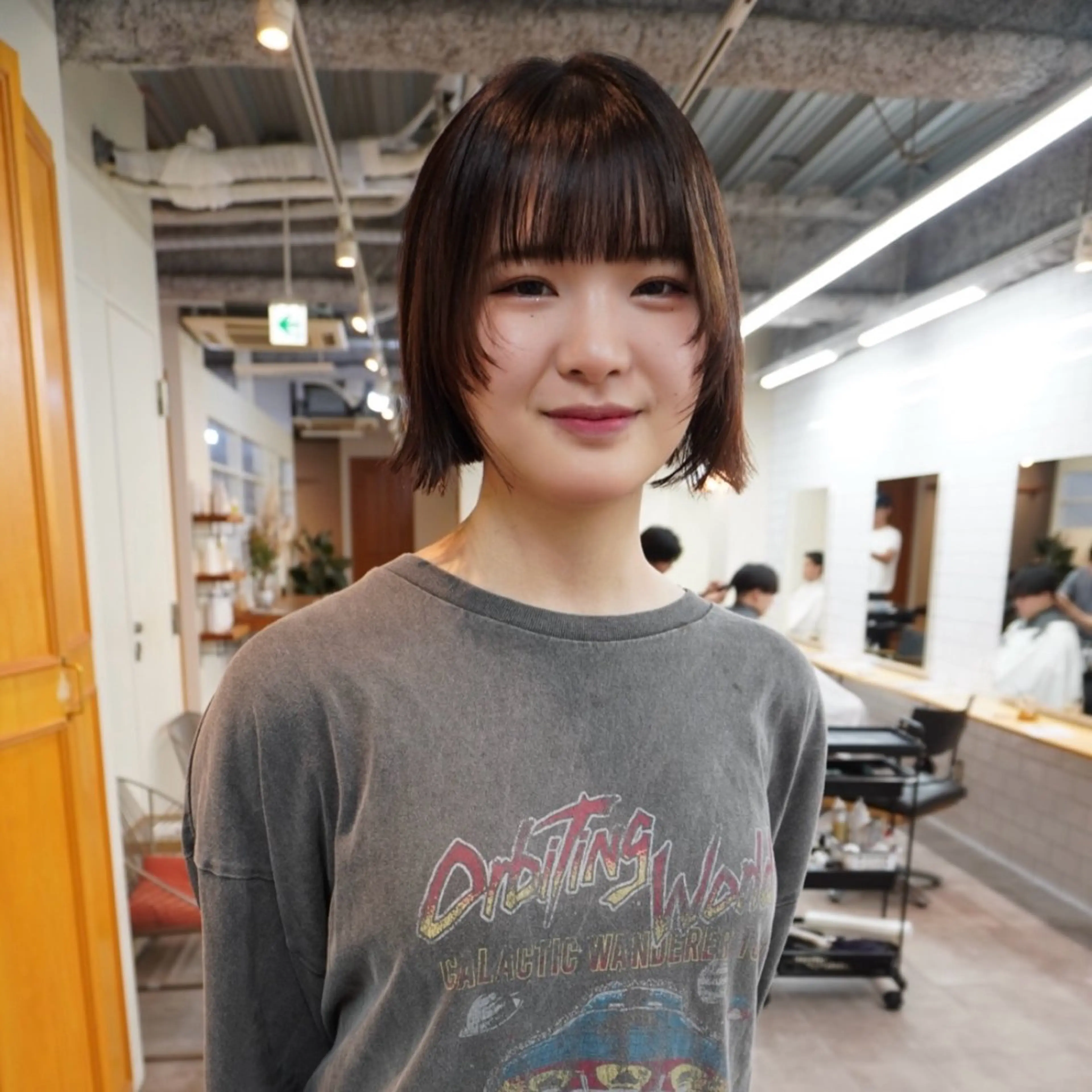 ショート カラー レイヤーカット カット ヘアカラー benji仙台所属・KOKI/ ボブ/ パーマ/透明感カラーのヘアスタイル