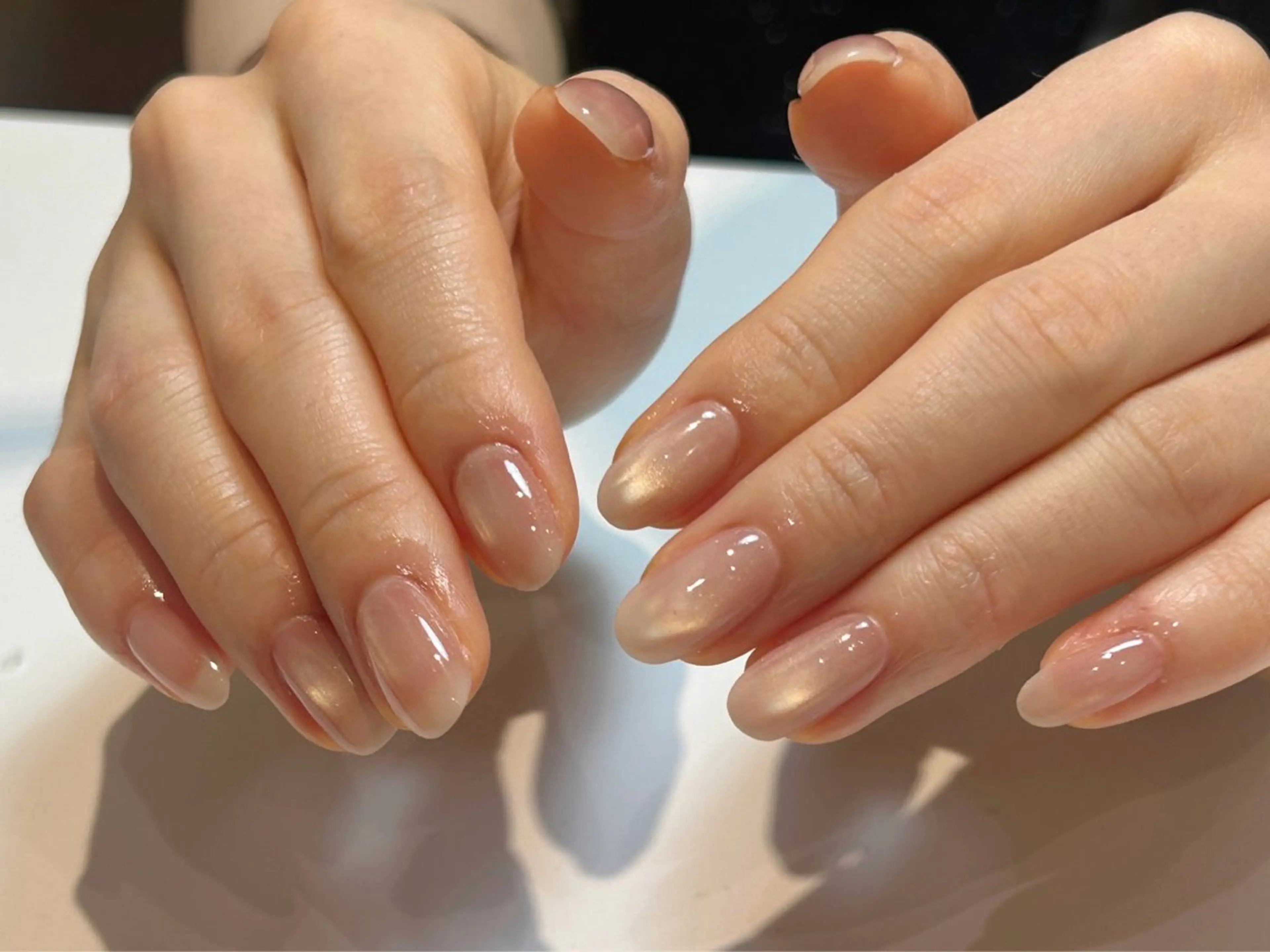 ミニモ特価🎀パラジェル使用💅100色以上から選べる♡マグネットハンドワンカラー(オフなし)の写真