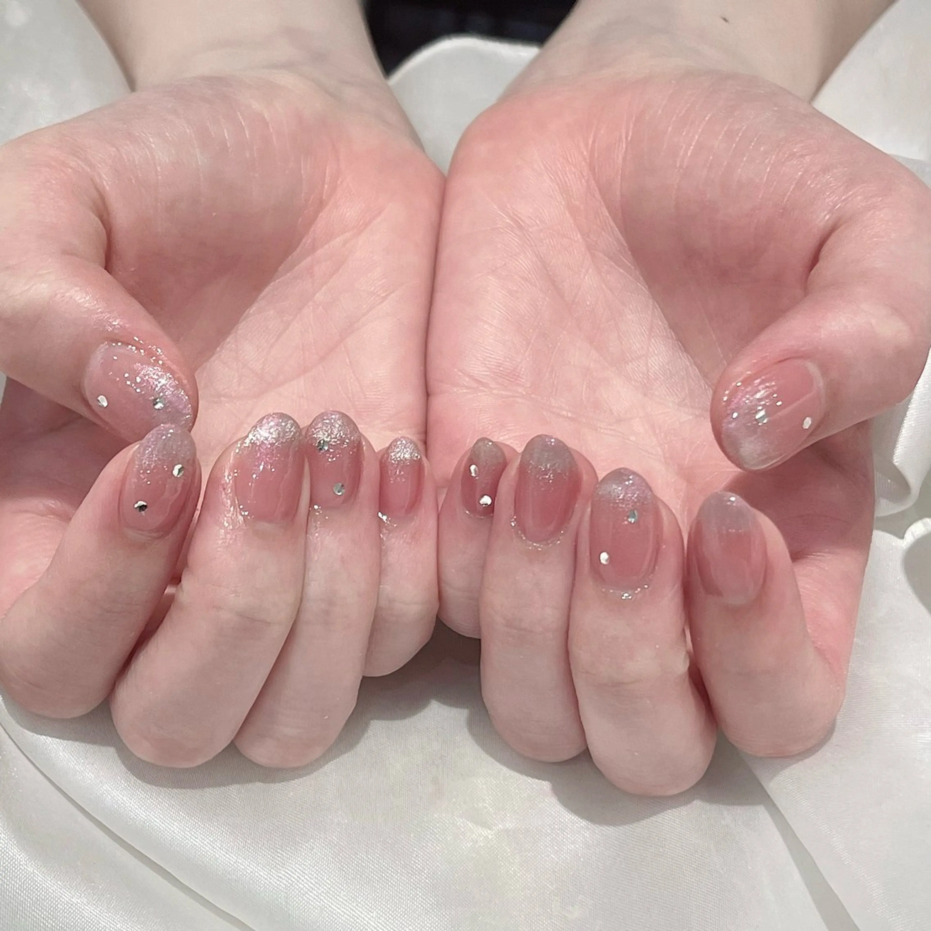 ネイル グラデーション マグネットネイル ハンドネイル aoi ♡のネイルデザイン