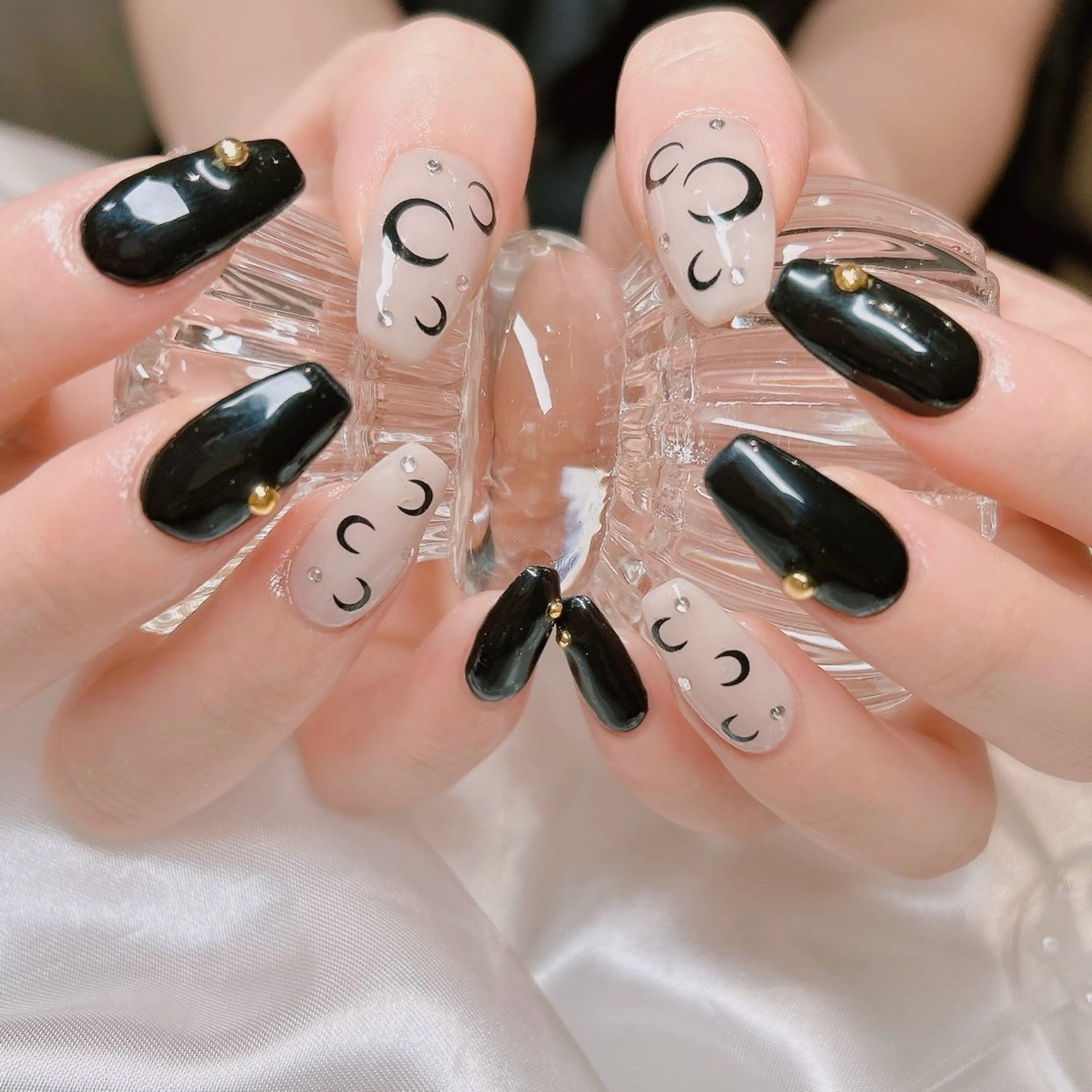 ネイル ハンドネイル junna のぞいてねのネイルデザイン