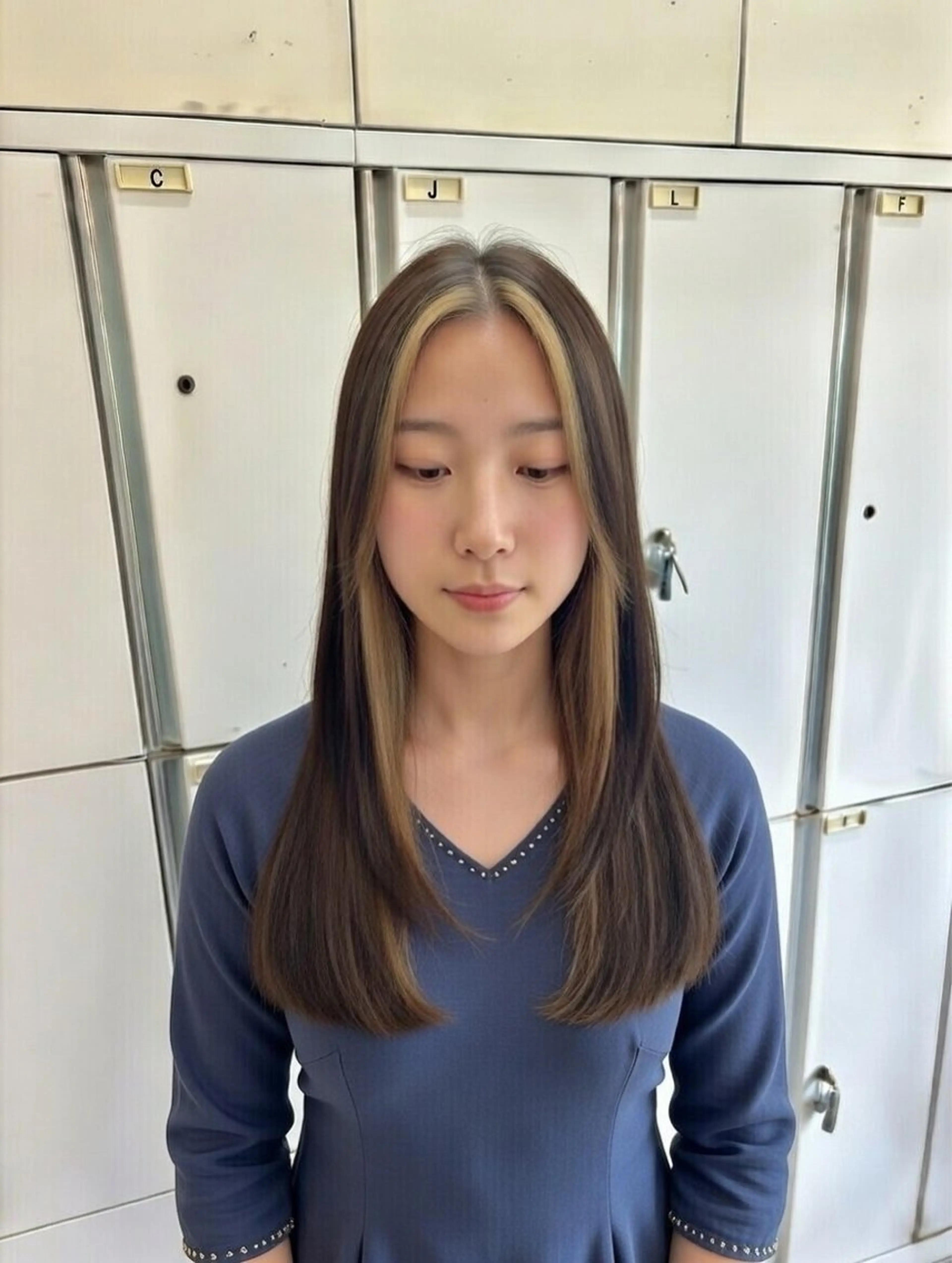 ロング カラー ヘアカラー インナー/2次元/ 推しカラー/しゅうとのヘアスタイル