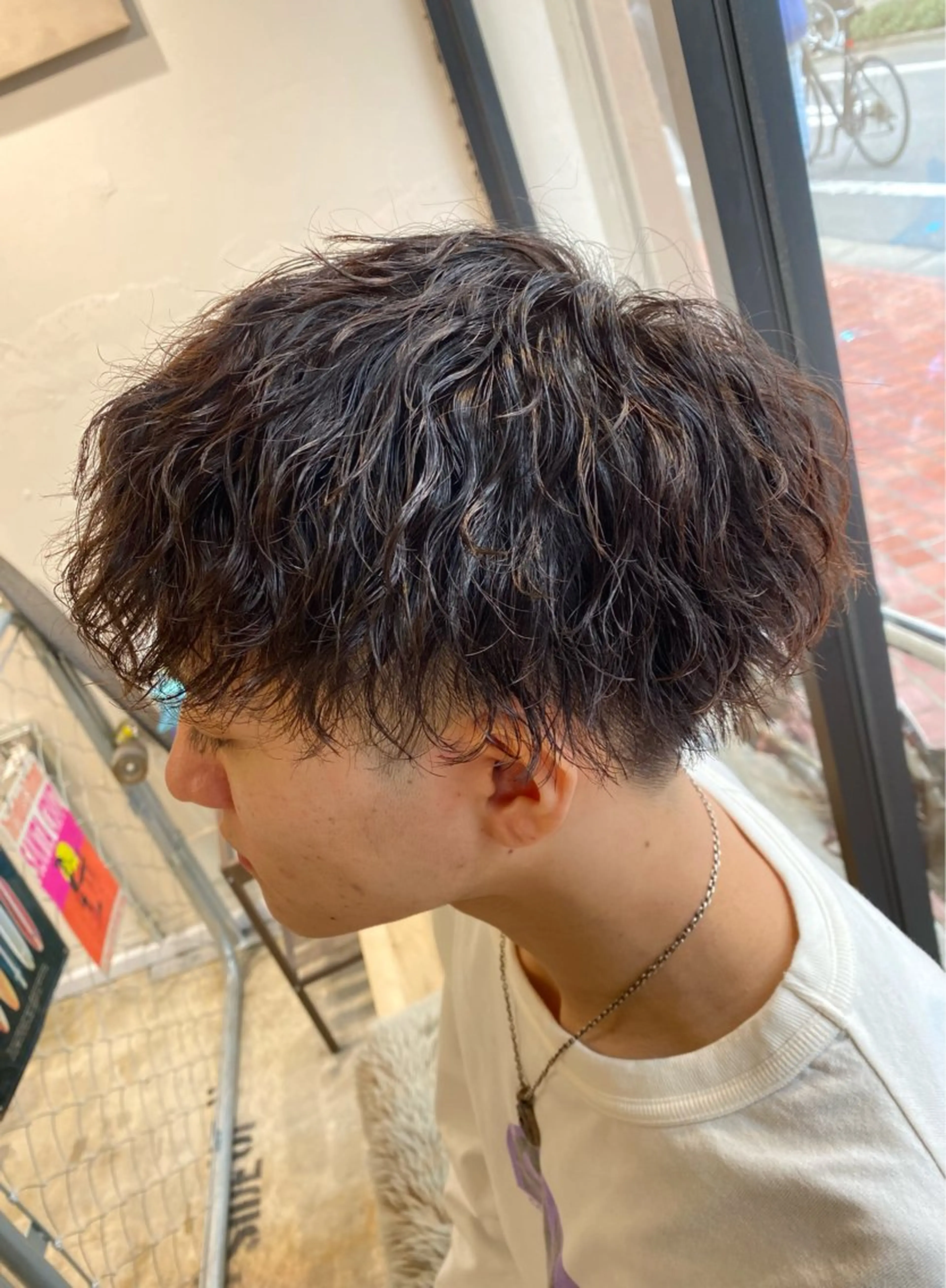 パーマ メンズ フェザーパーマ メンズパーマ メンズツイストパーマ 波巻きパーマ スパイラルパーマ カット パーマ トリートメント 🌴パーマオタク🌴 長谷川　諒佑🌈のヘアスタイル