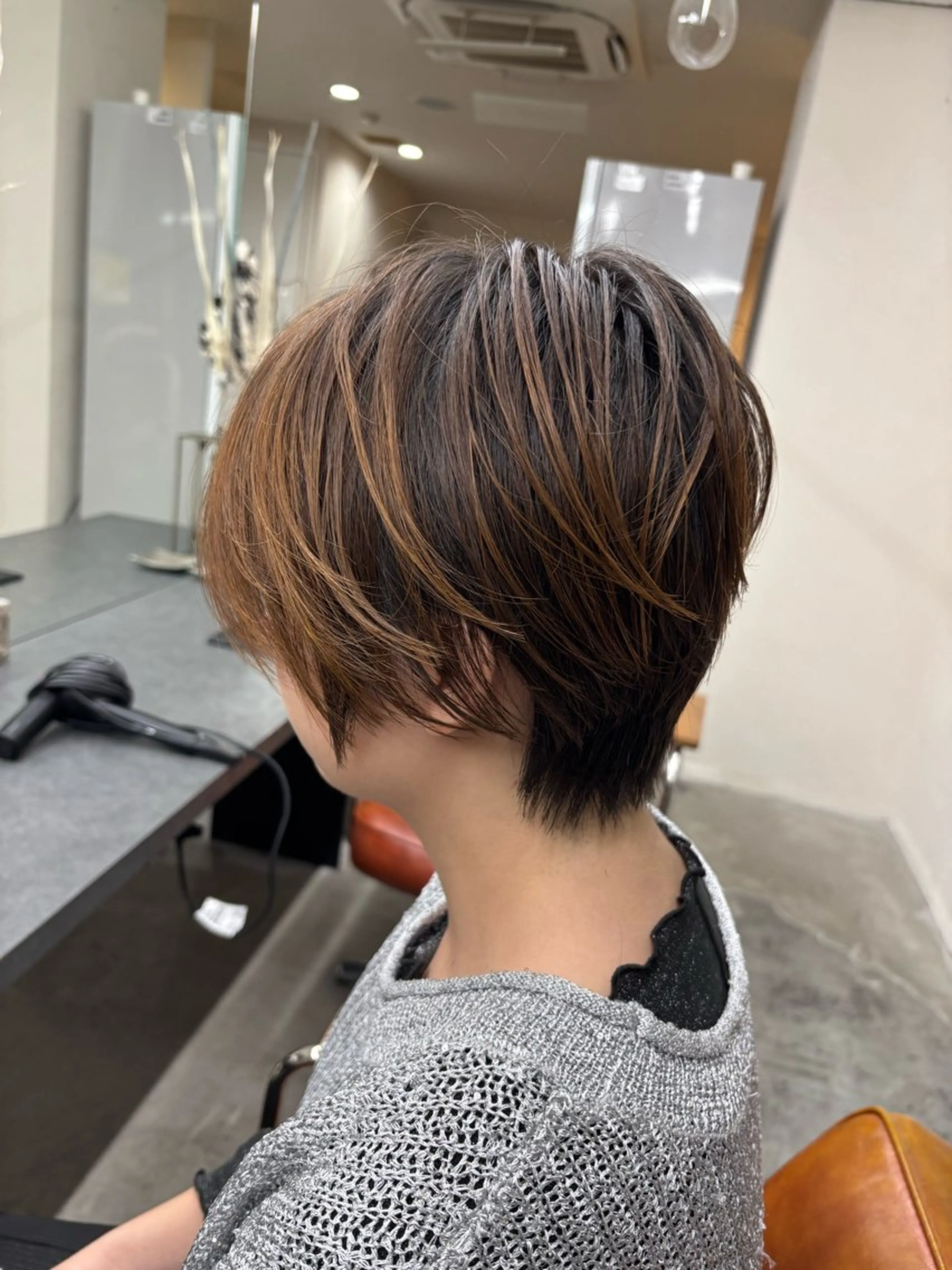 ショート カラー ショートヘア カット ヘアカラー nico 麻生 やまざきれいのヘアスタイル