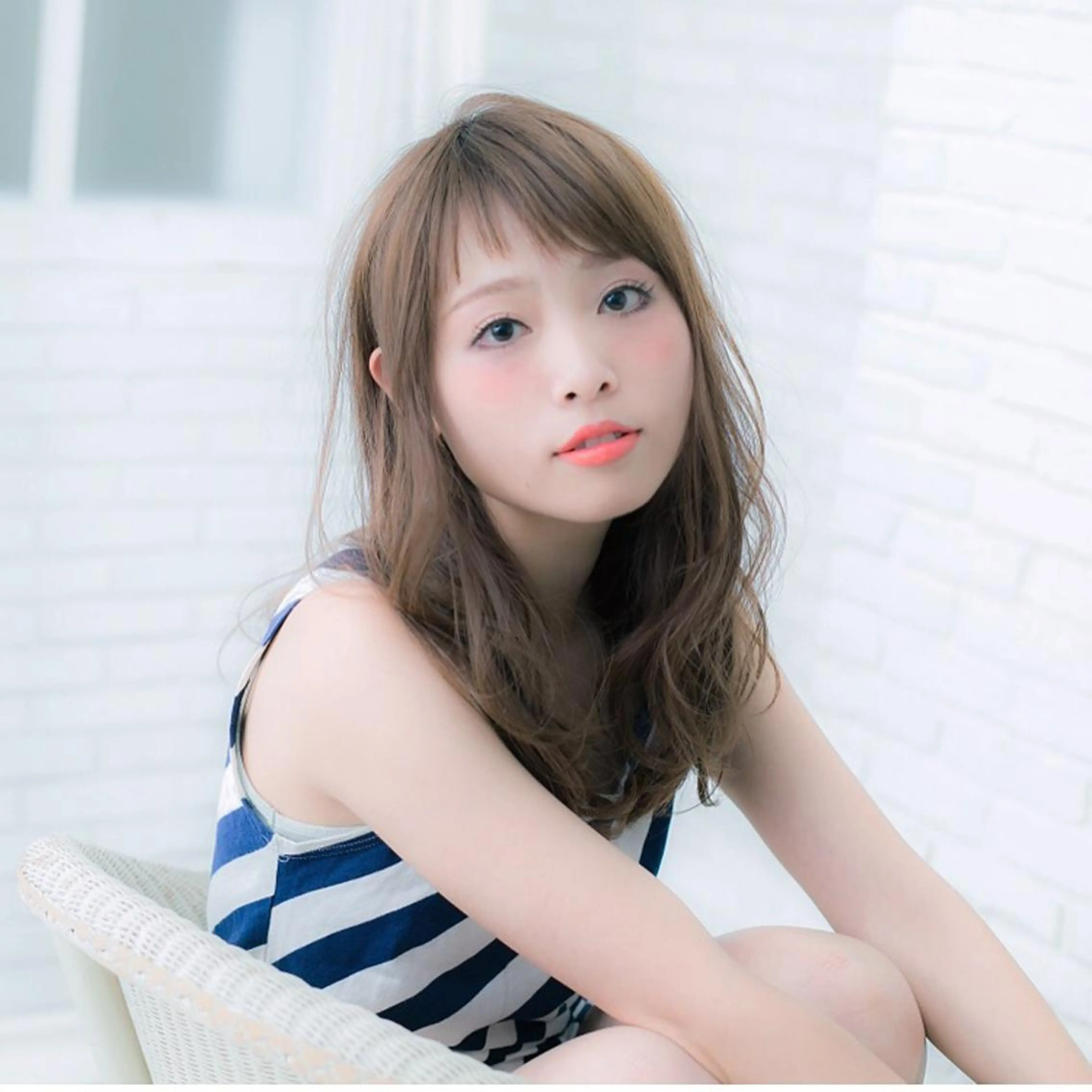 ロング カラー THE DAY所属・AKI HASHIMOTOのヘアスタイル