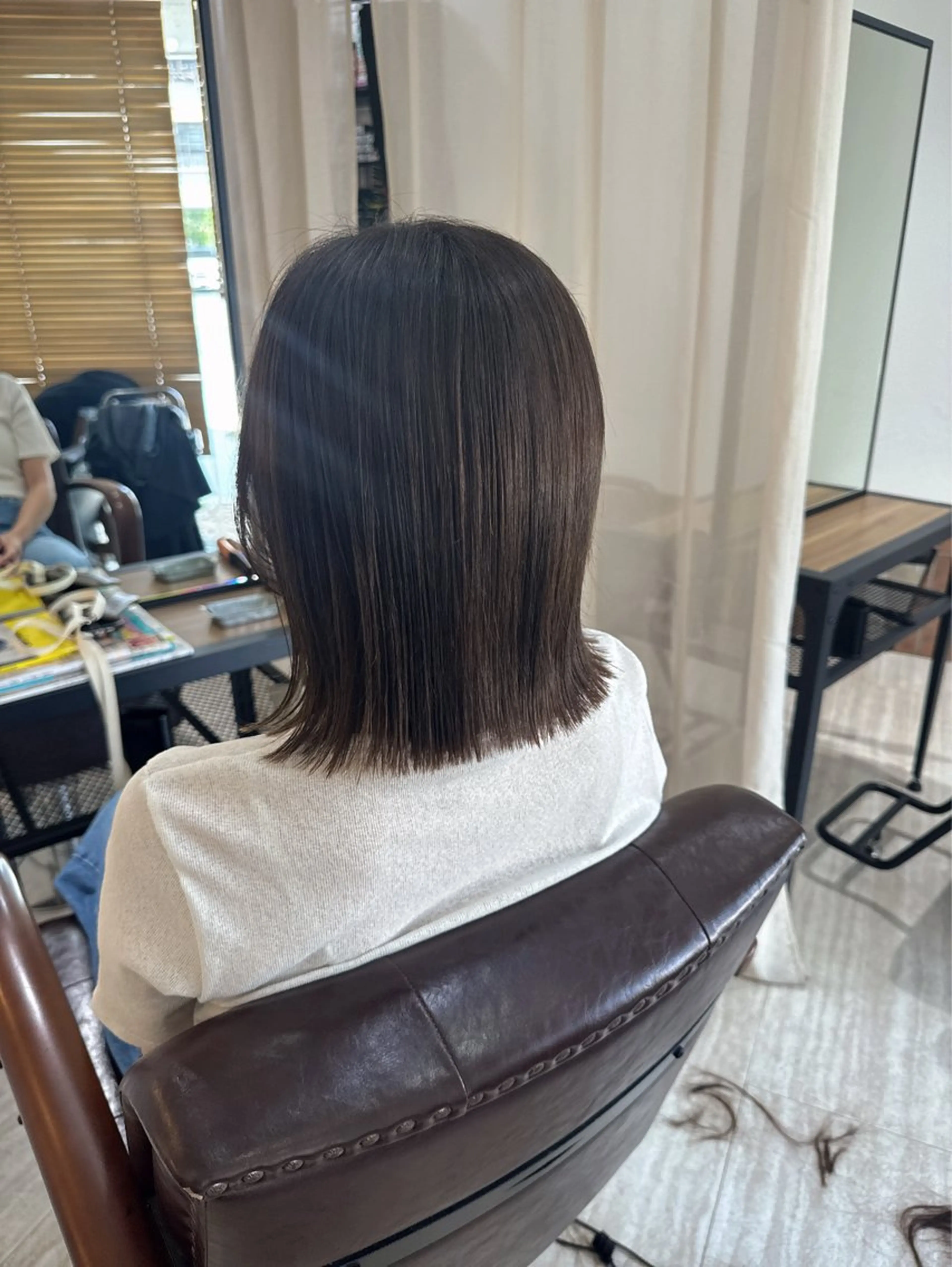 ミディアム カラー 美髪✨艶髪✨髪質改善 カラー特化❣大石優奈のヘアスタイル