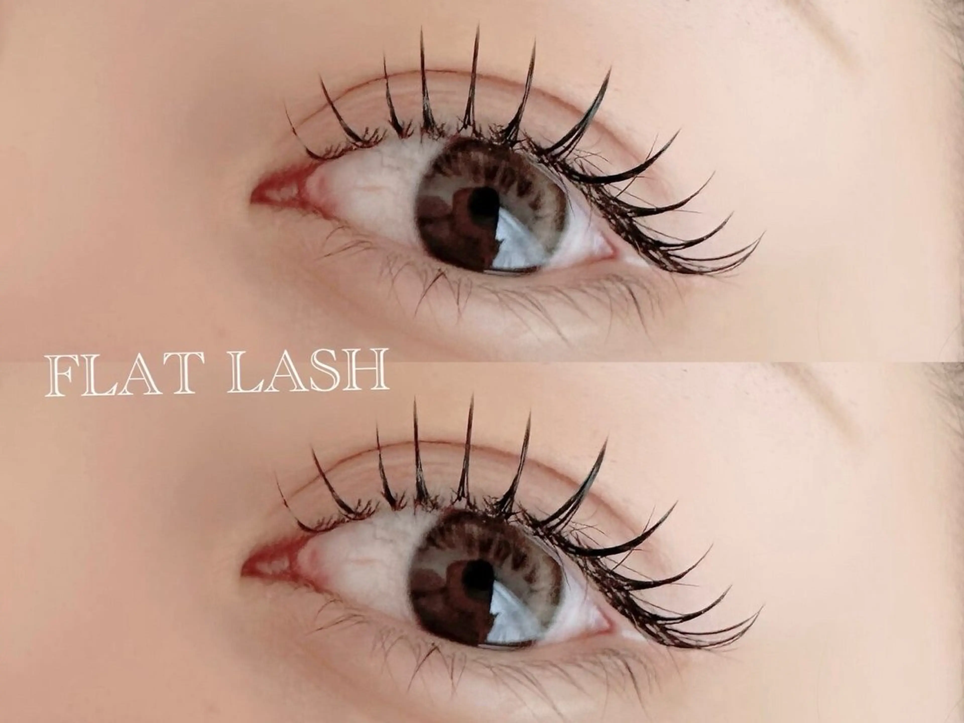 【フラットラッシュ】スタンダードデザインコース（140本）¥5,750→¥4,900の写真