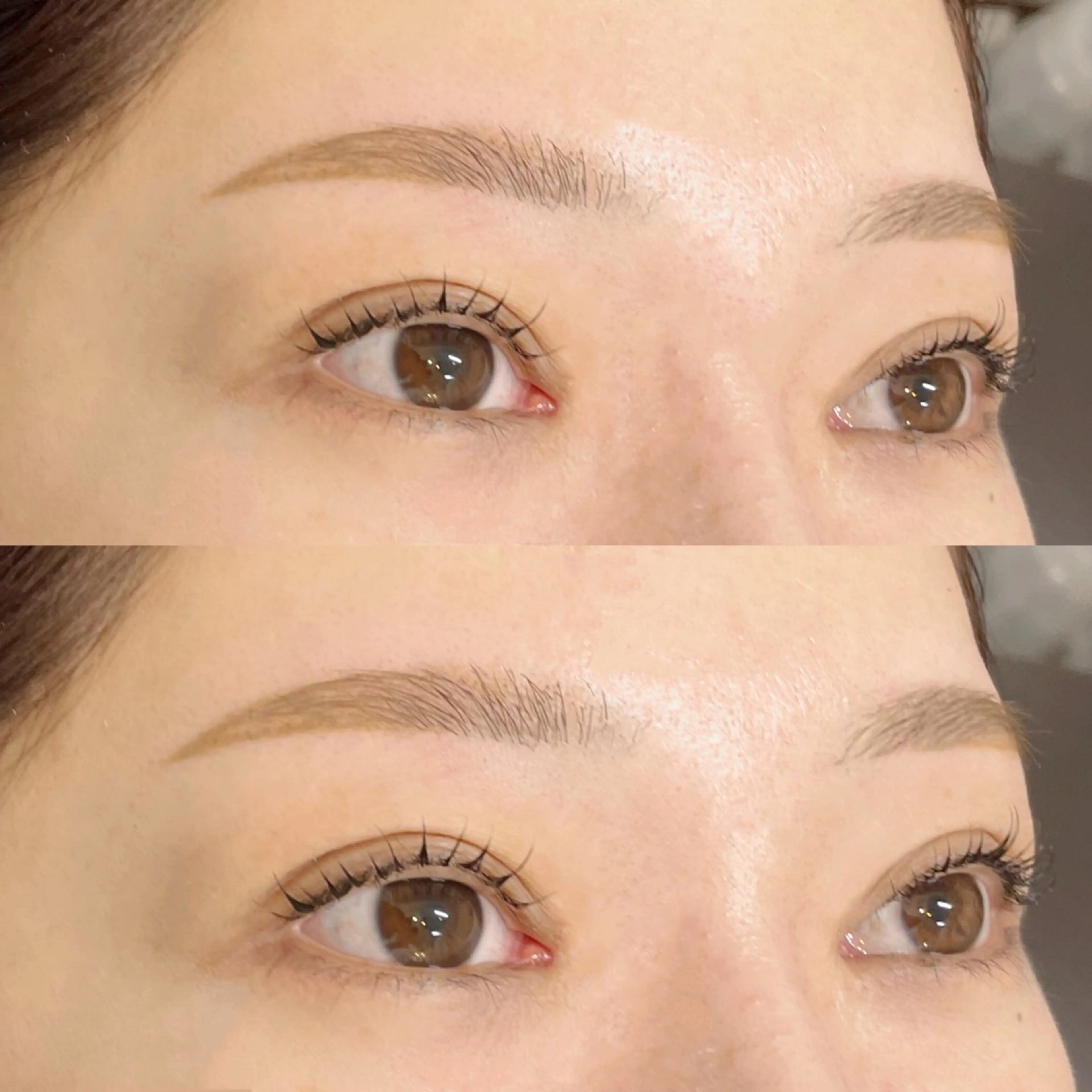 🌟当日予約限定🌟眉毛ワックス+まつ毛パーマ(set menu)¥6800→¥5300の写真