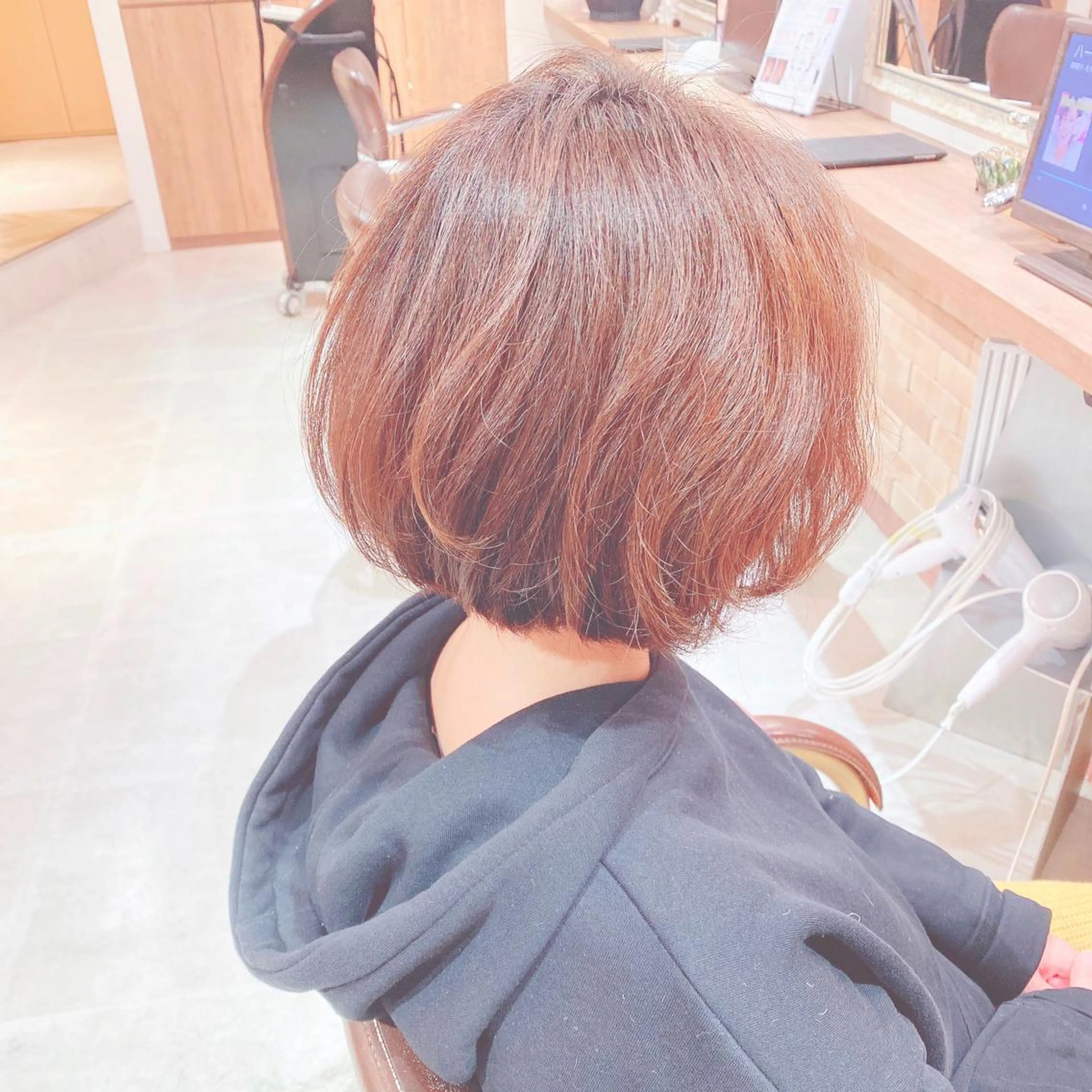 ショート パーマ ショートボブ ボブ ショートヘア SALOWIN 池袋Suite店所属・髪質改善特化 安東駿介のヘアスタイル